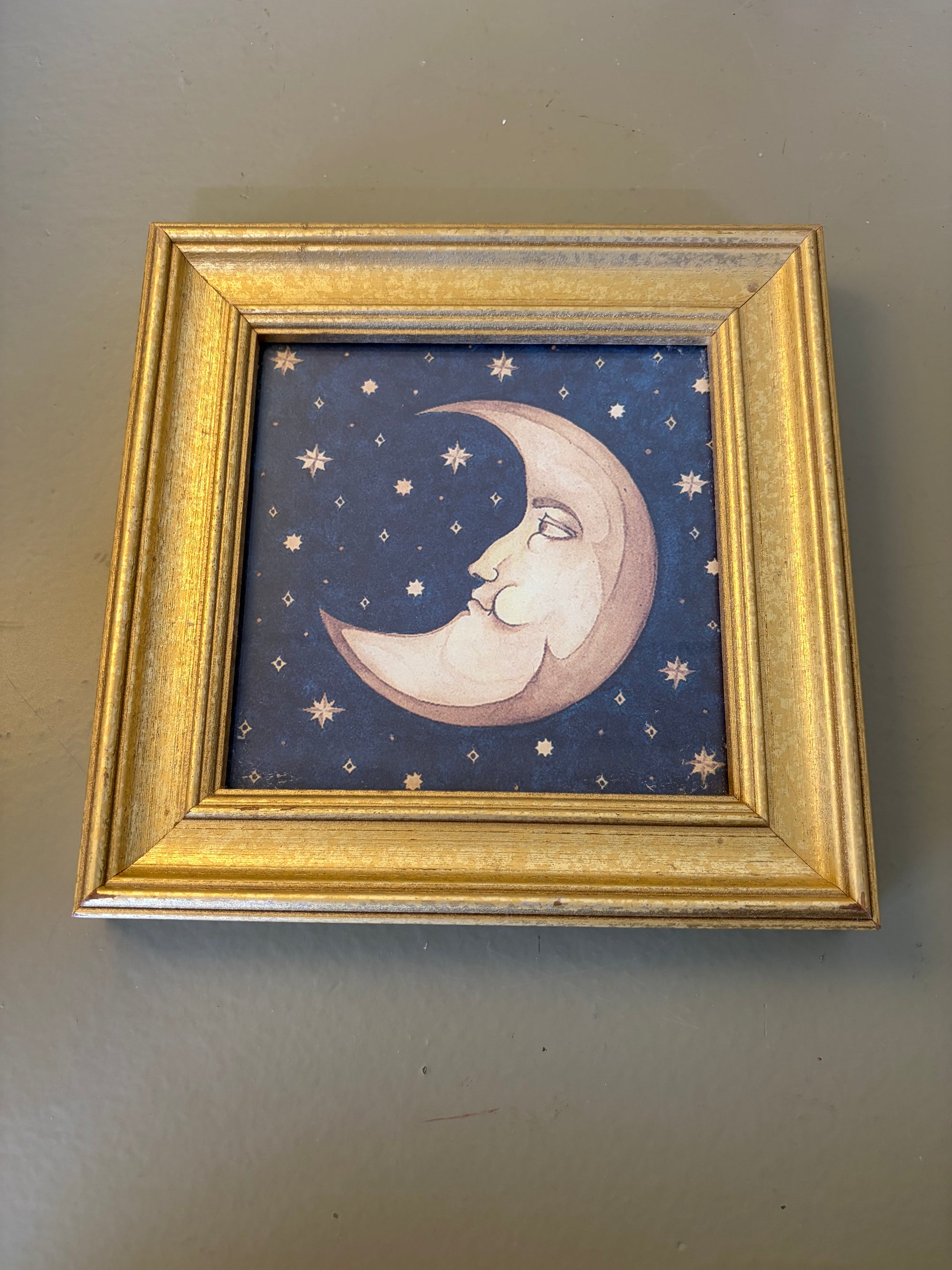 Framed Artwork of a Moon