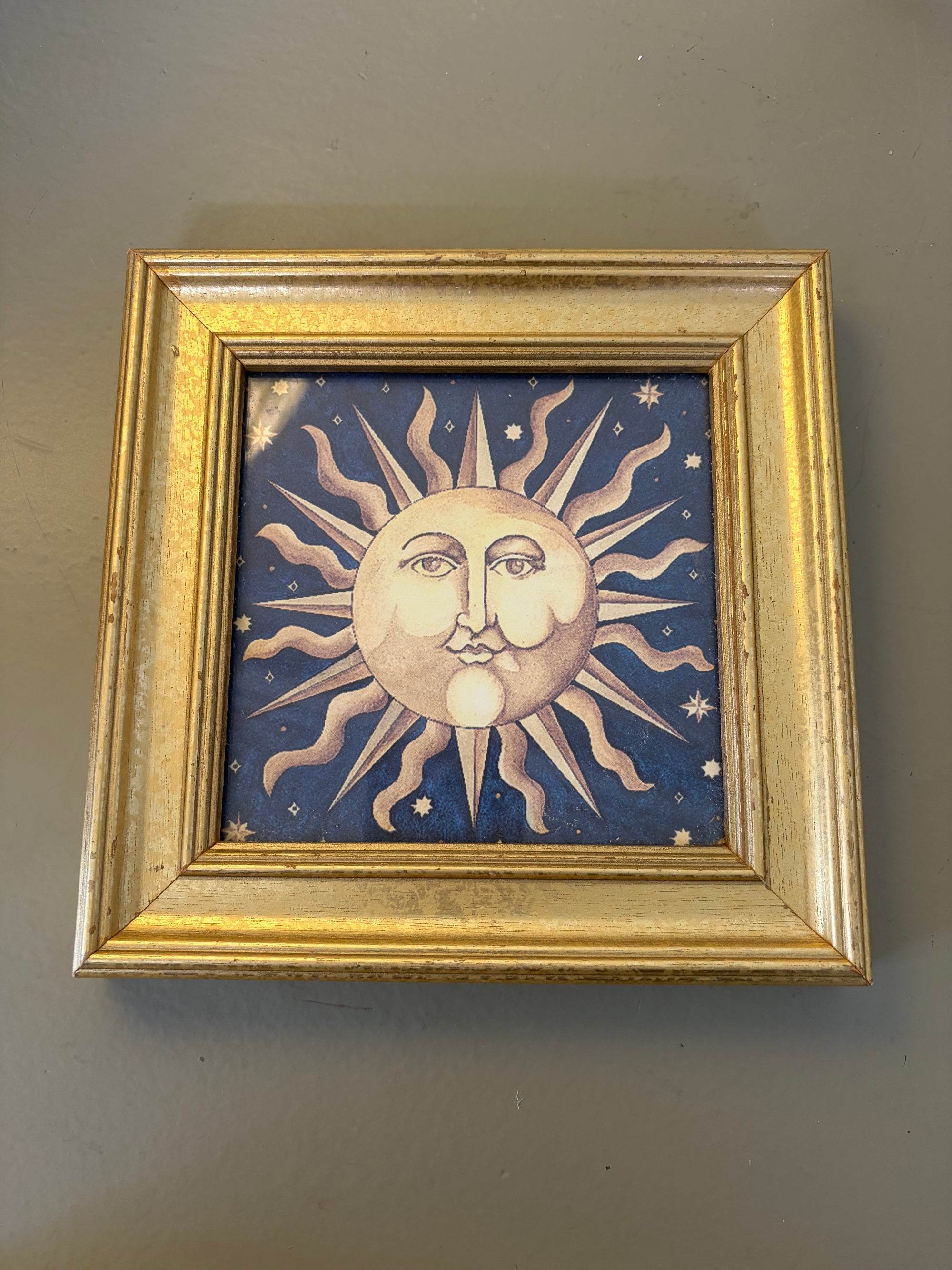 Framed Artwork of a Sun