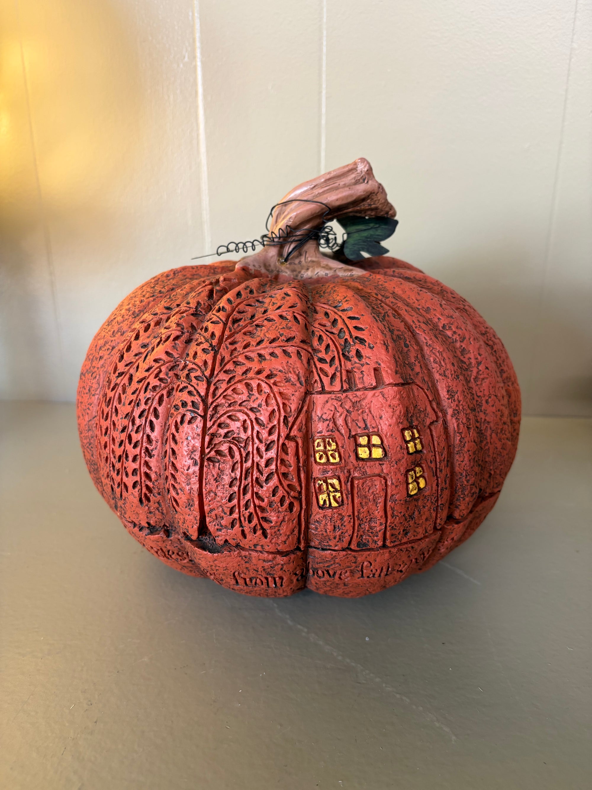 Rustic Orange Pumpkin