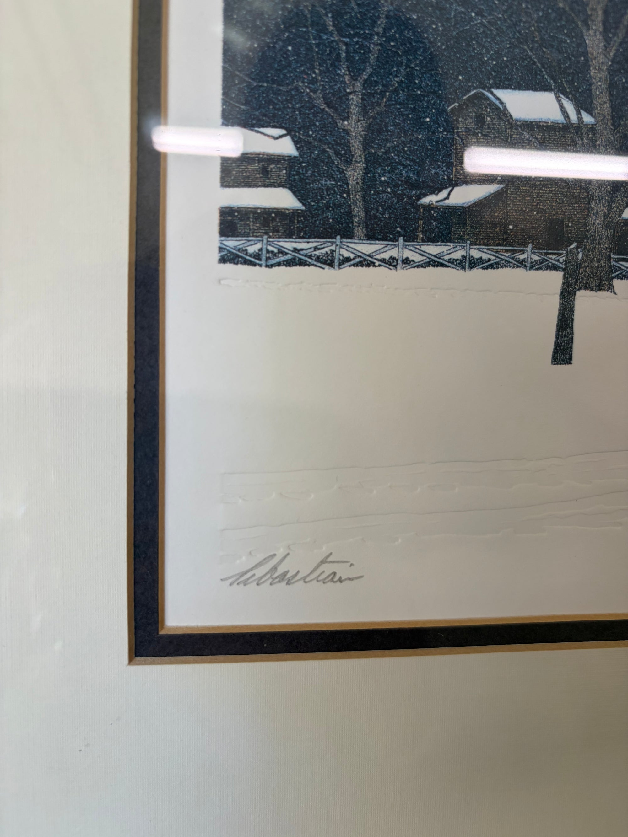 Signed Embossed Artwork