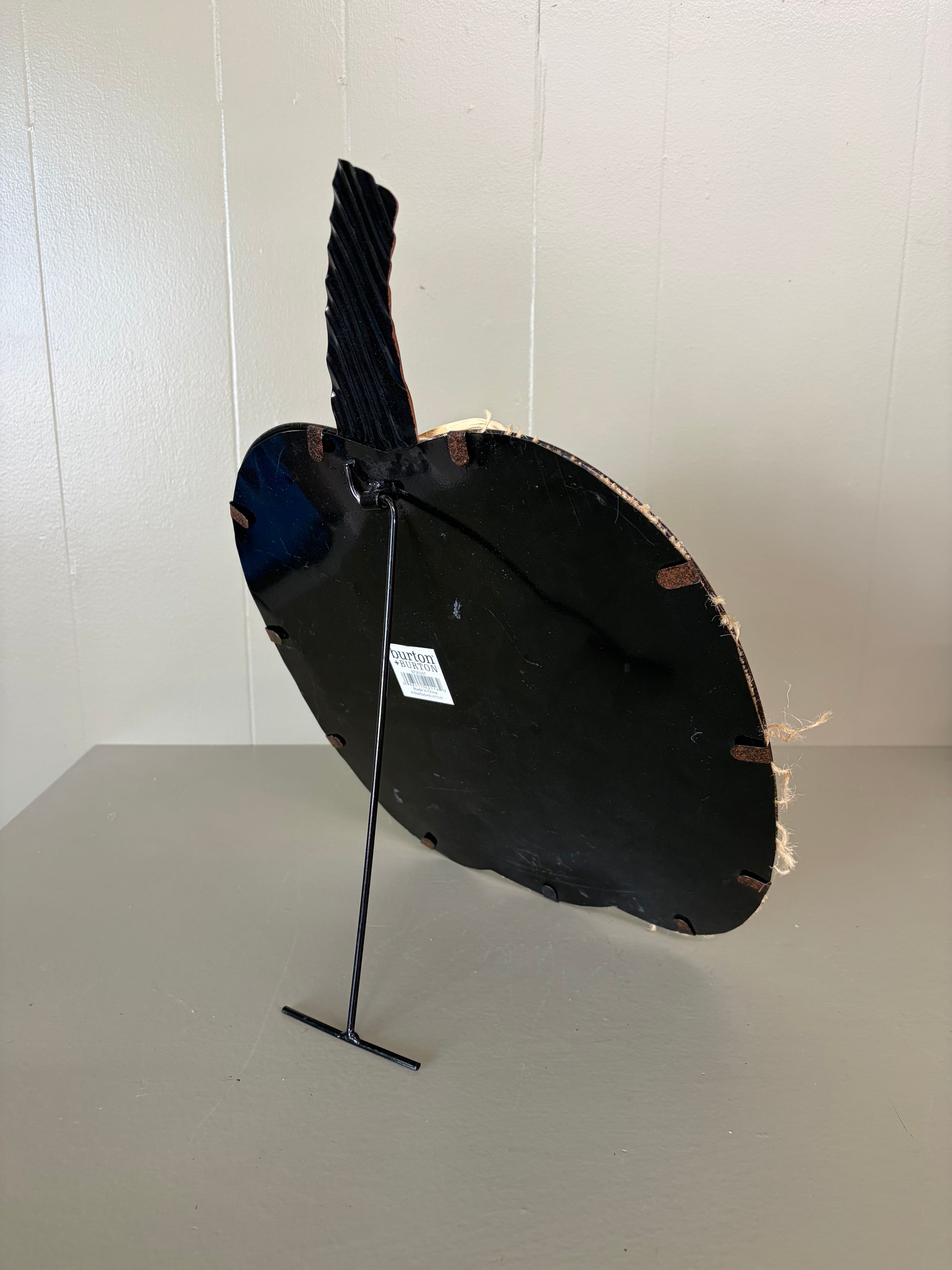 Metal Standing Pumpkin Art