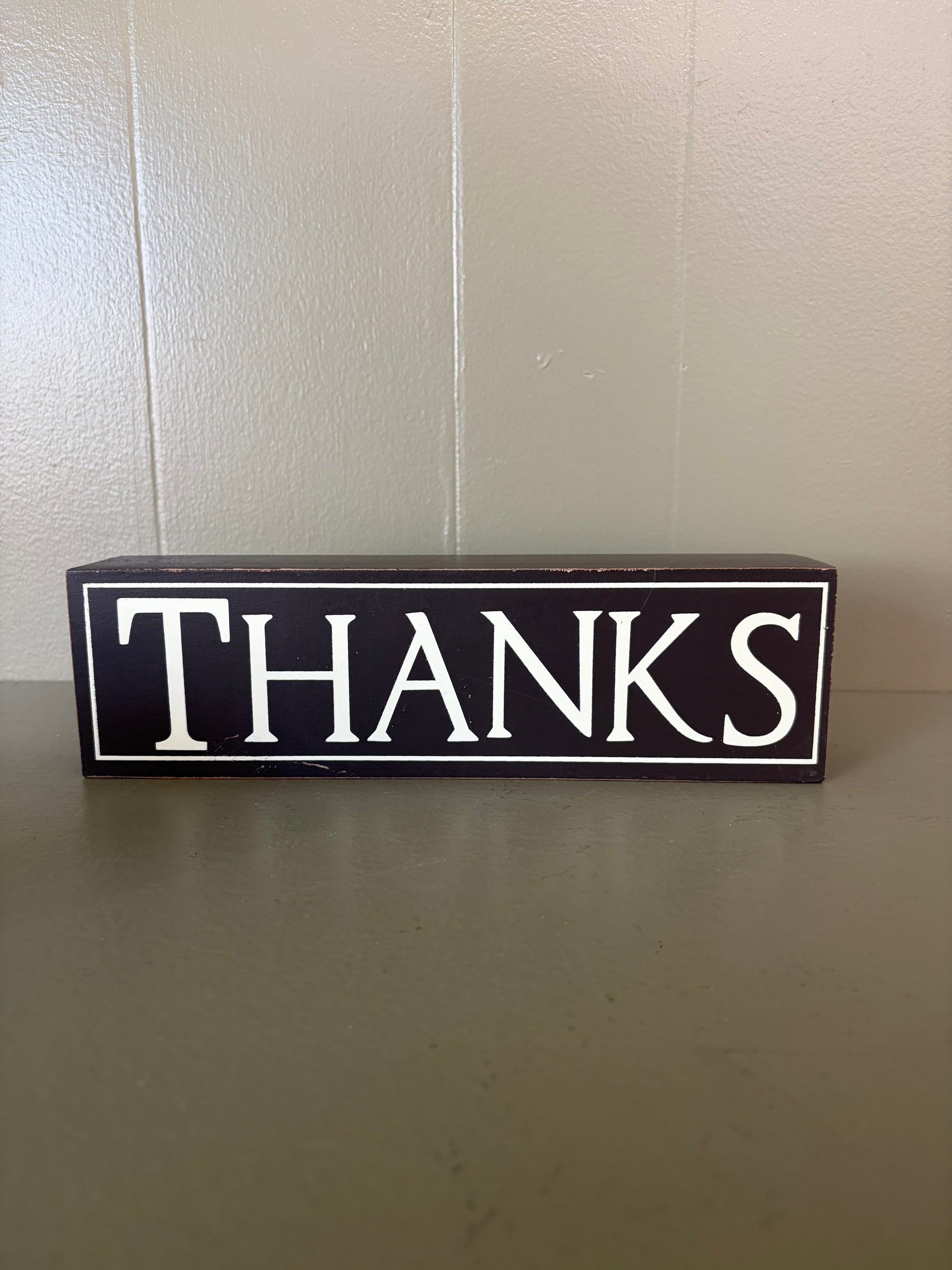 Thanks Sign