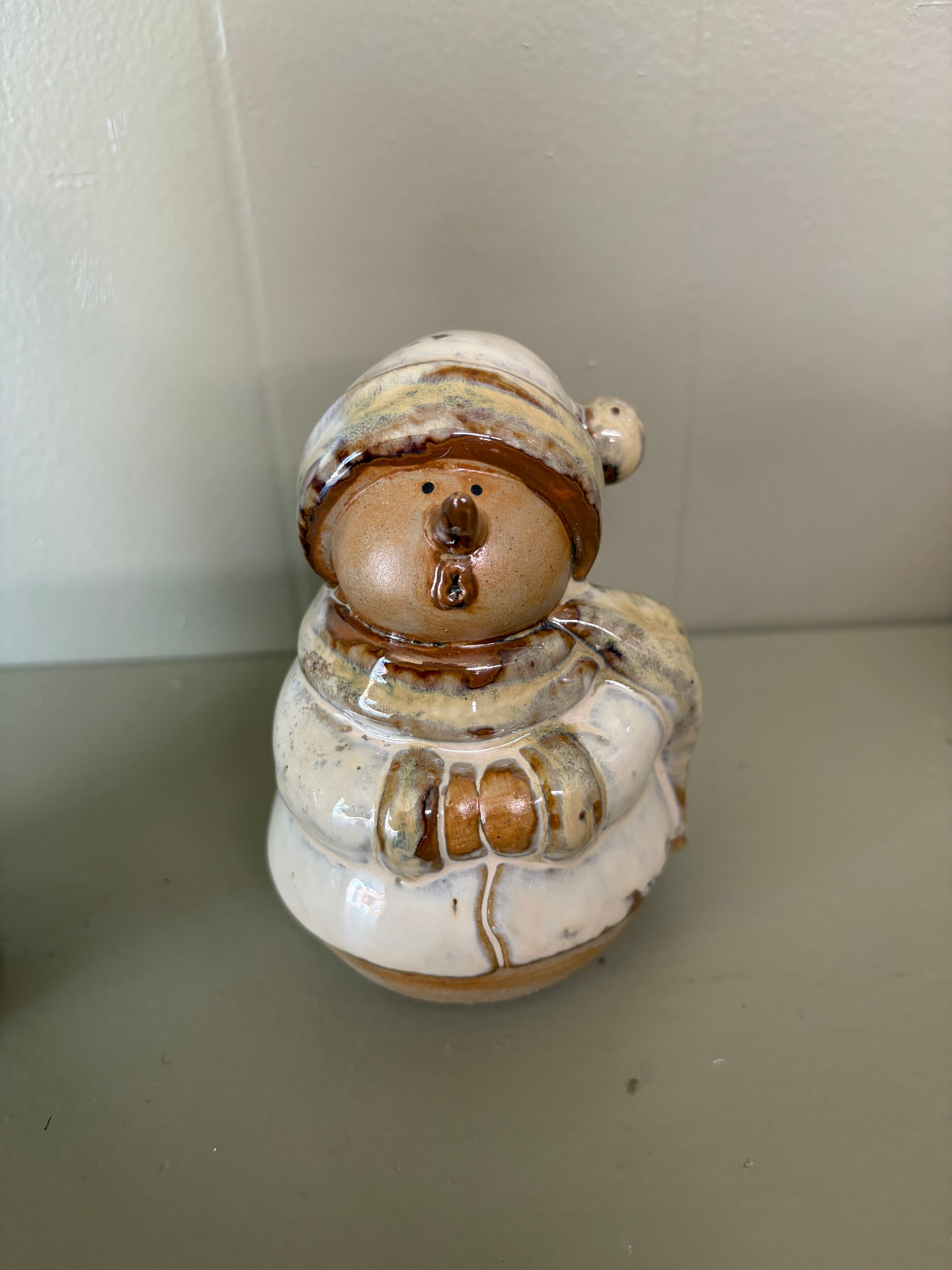 Ceramic Singing Snowman