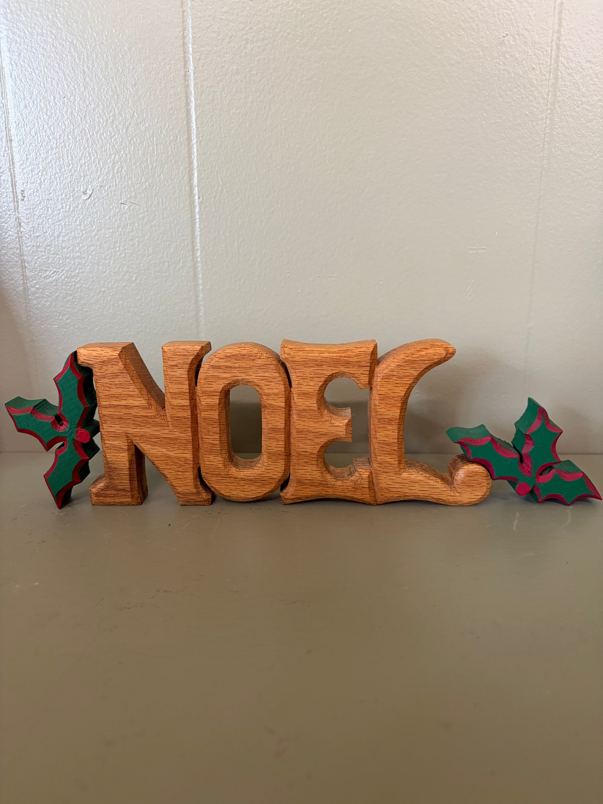 Wooden Noel, 3 pc set (As Is)