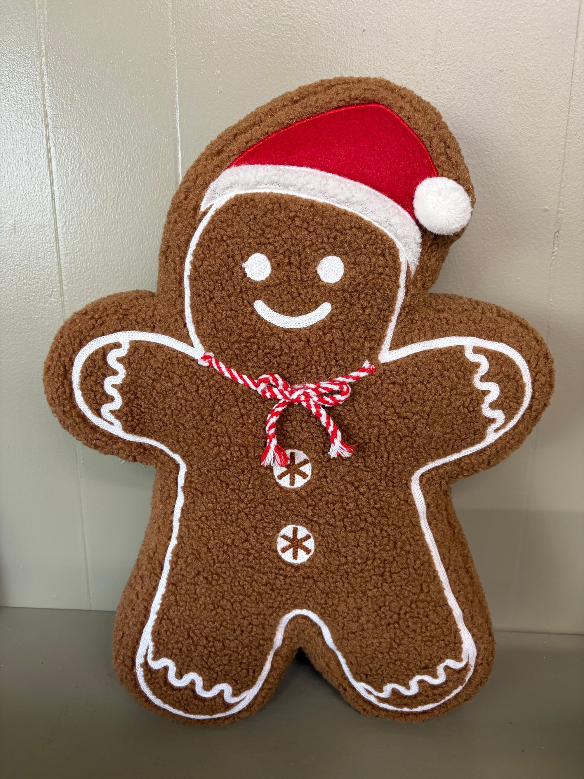 Gingerbread Throw Pillow