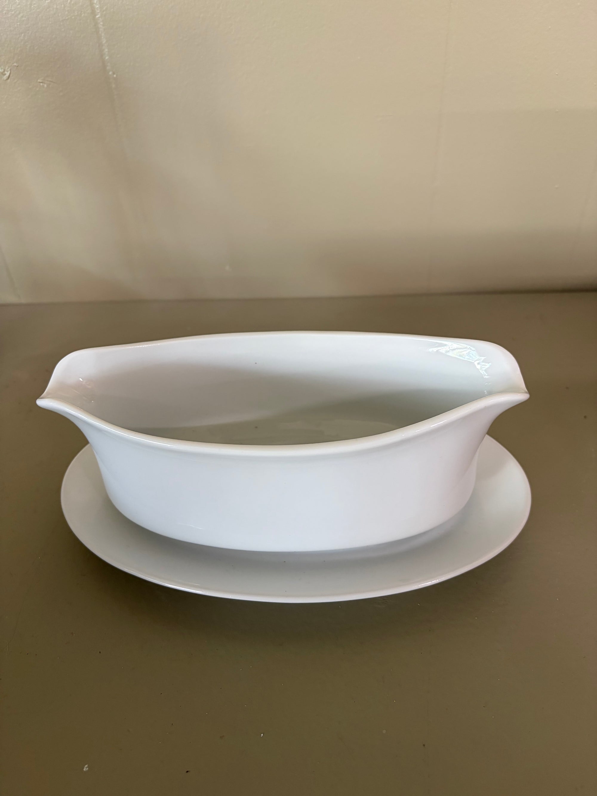 White  Gravy Boat