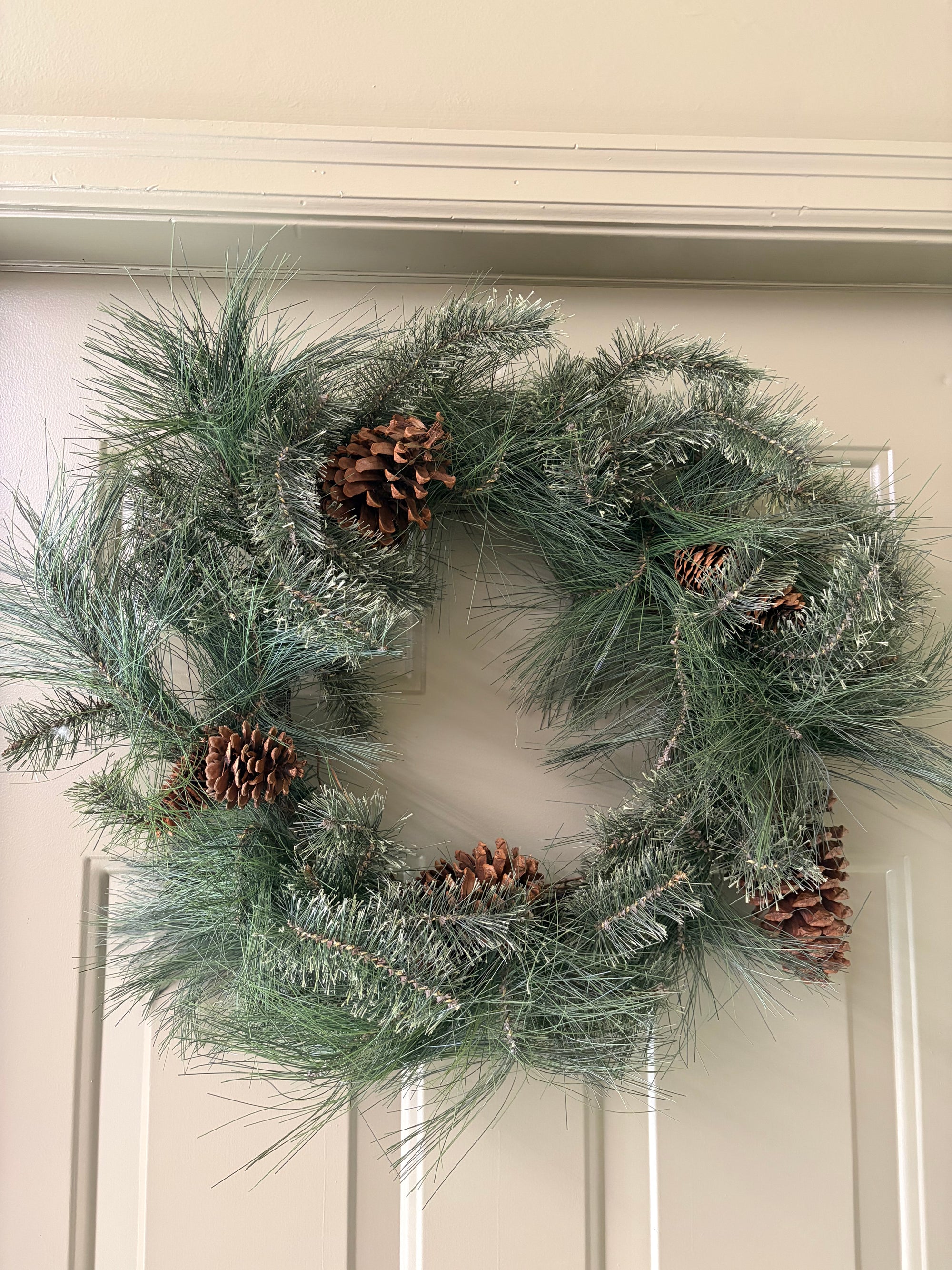 Pine Wreath with Pinecones