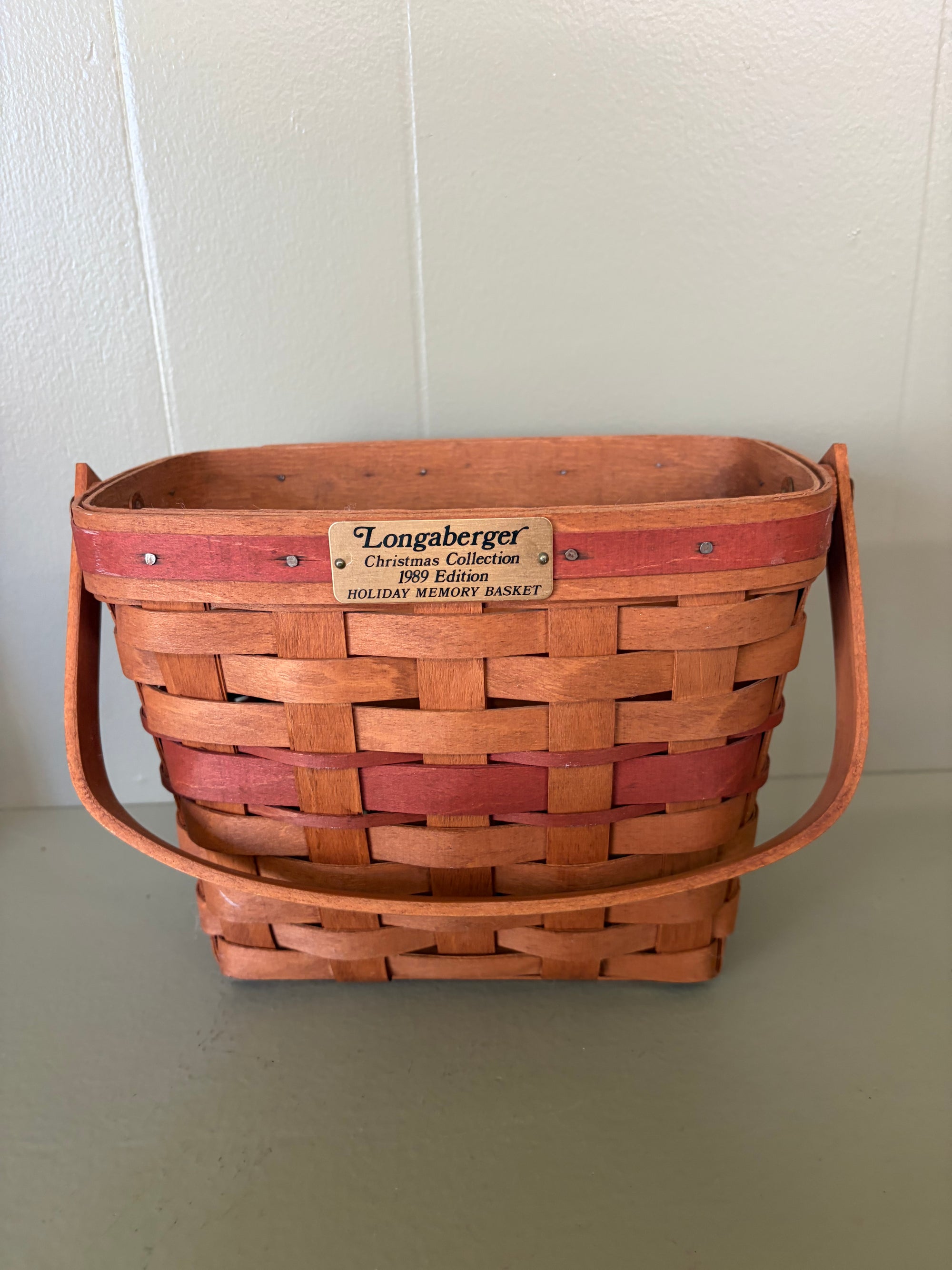 Longaberger Holiday Memory Basket