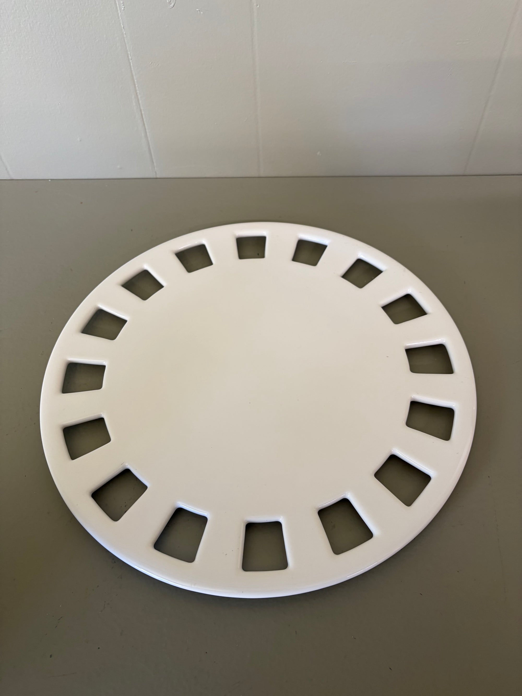 White  Ceramic Serving Platter