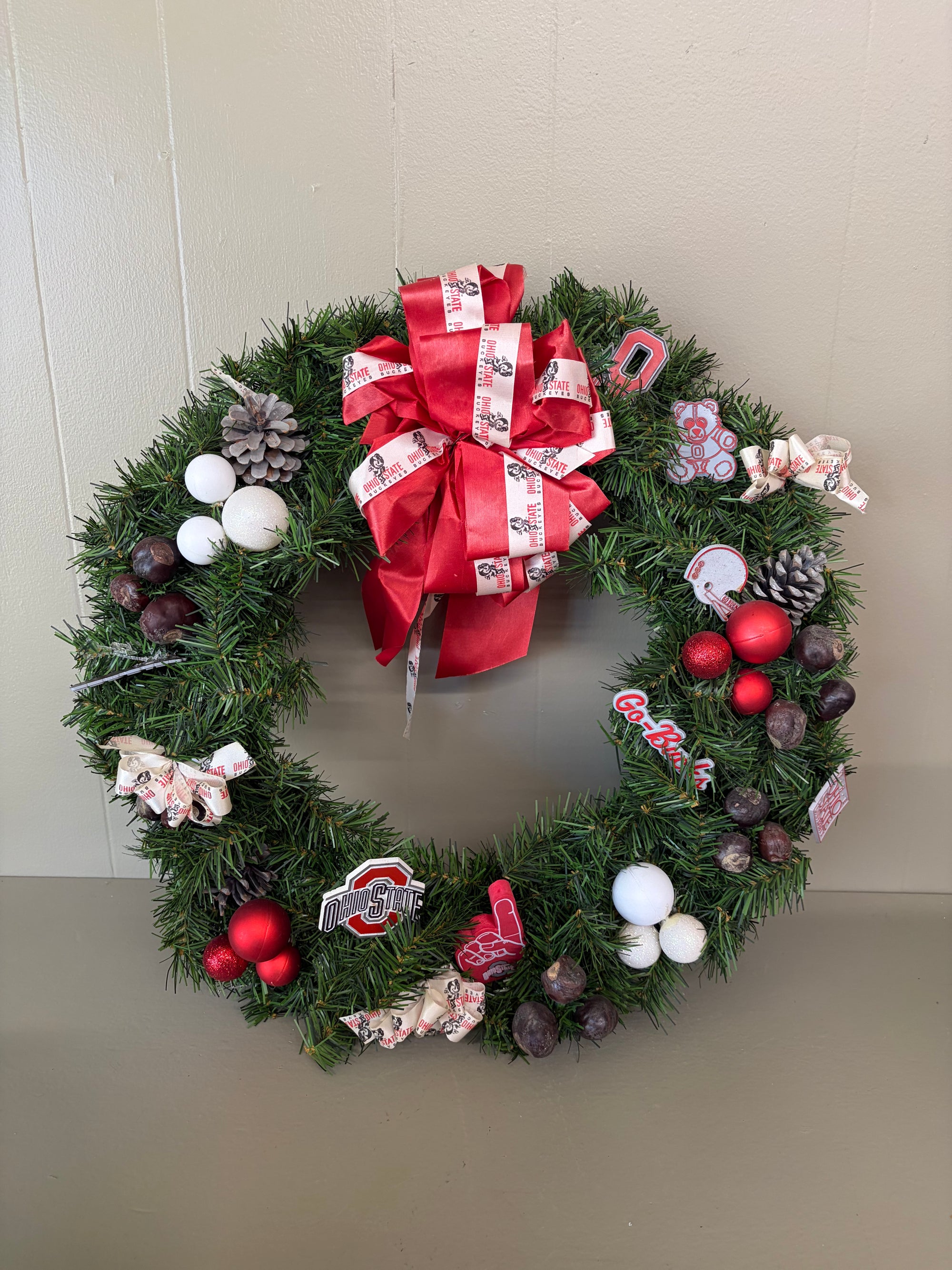 Ohio State Wreath, As Is