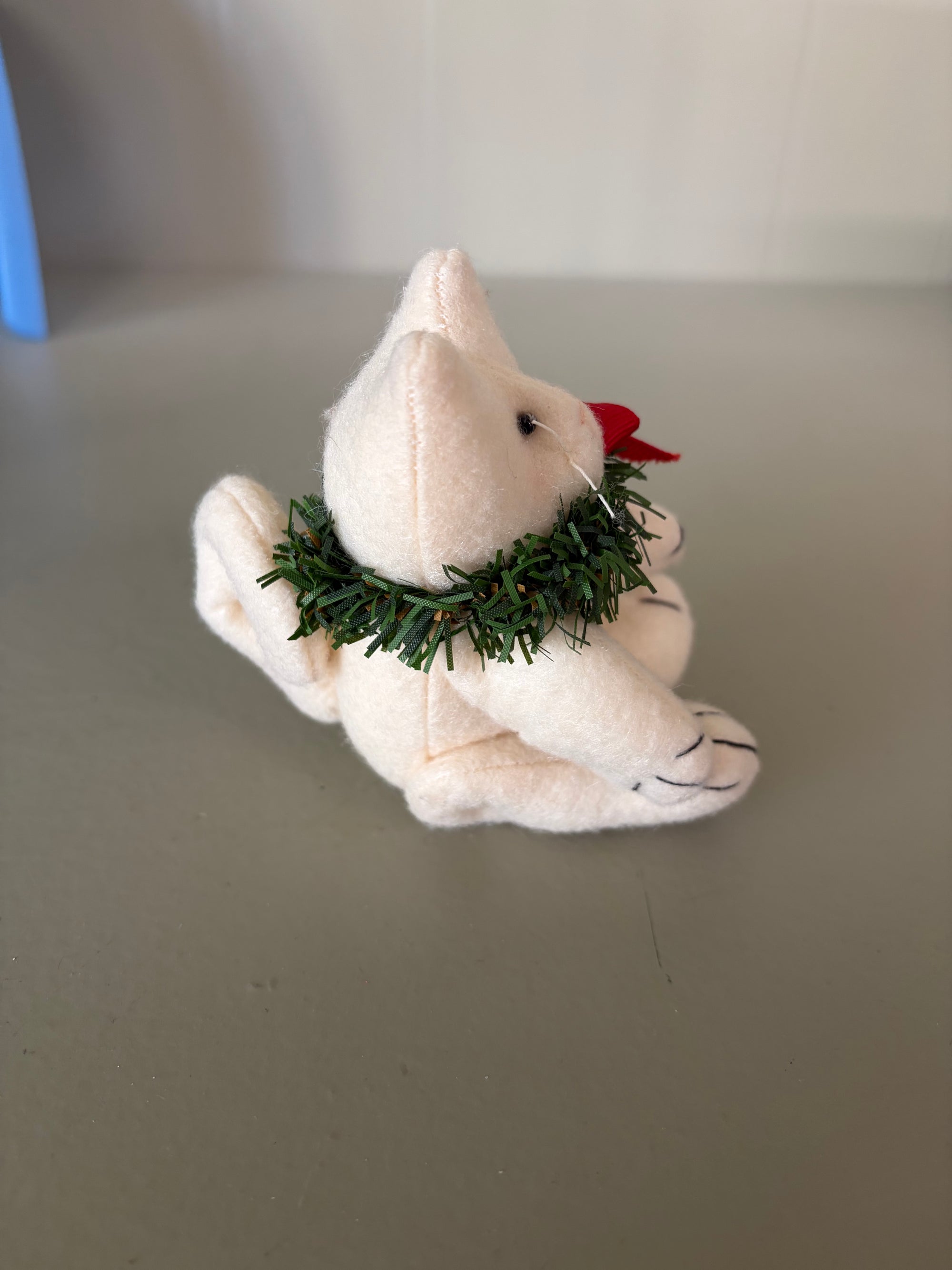 Sitting Christmas Cat