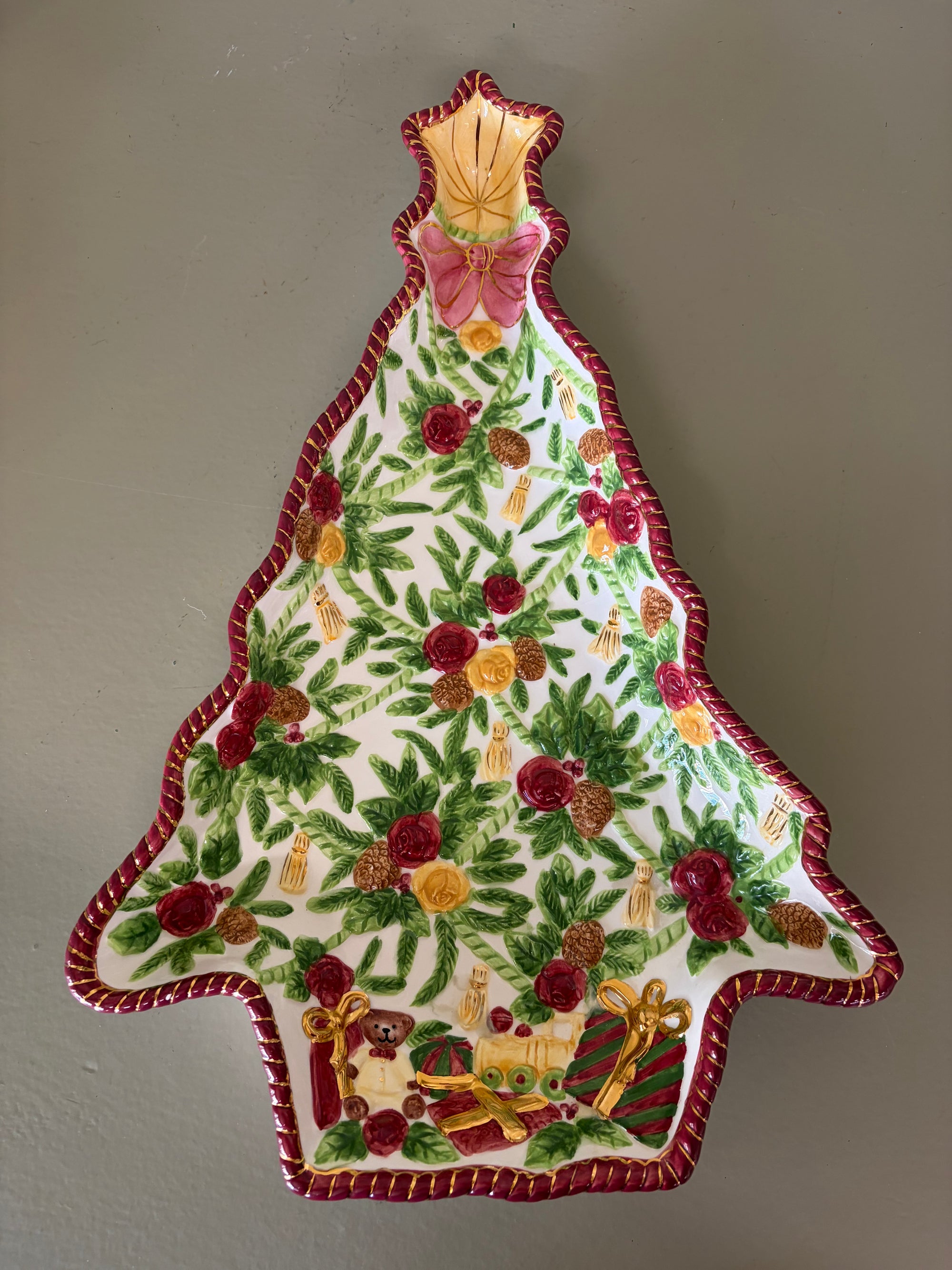 Christmas Tree  Plate