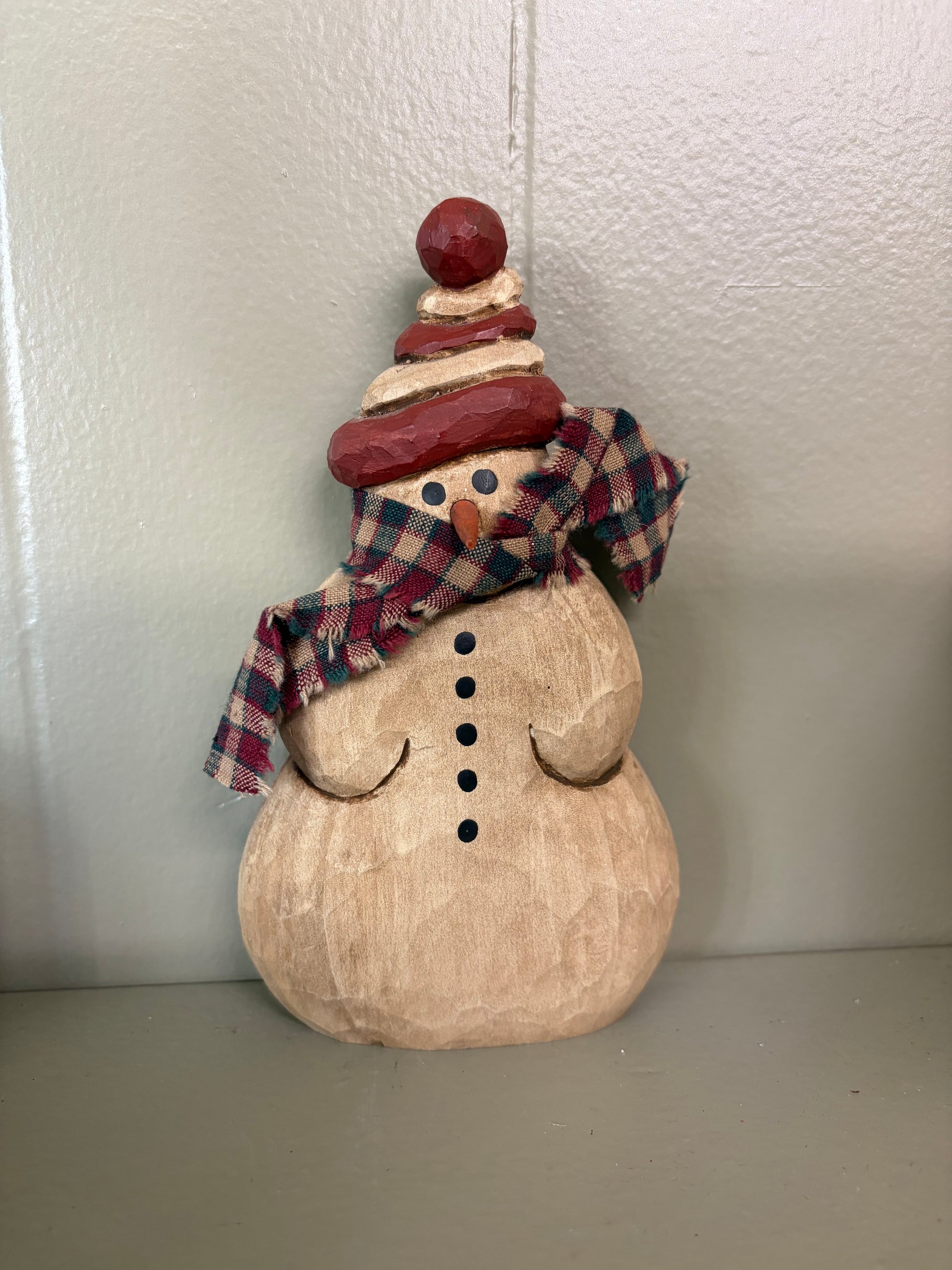 Wooden Snowman