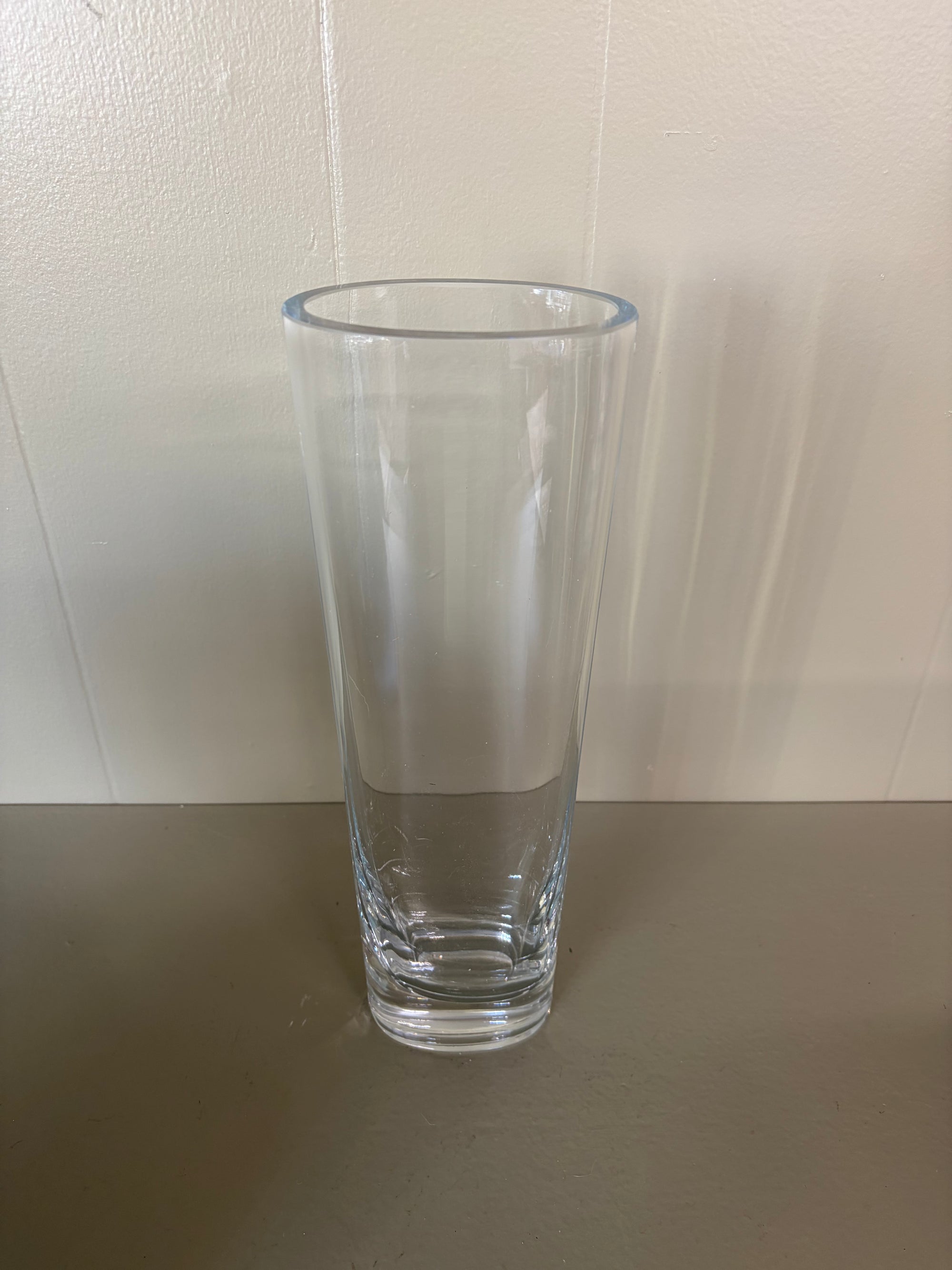 Clear Glass Vase