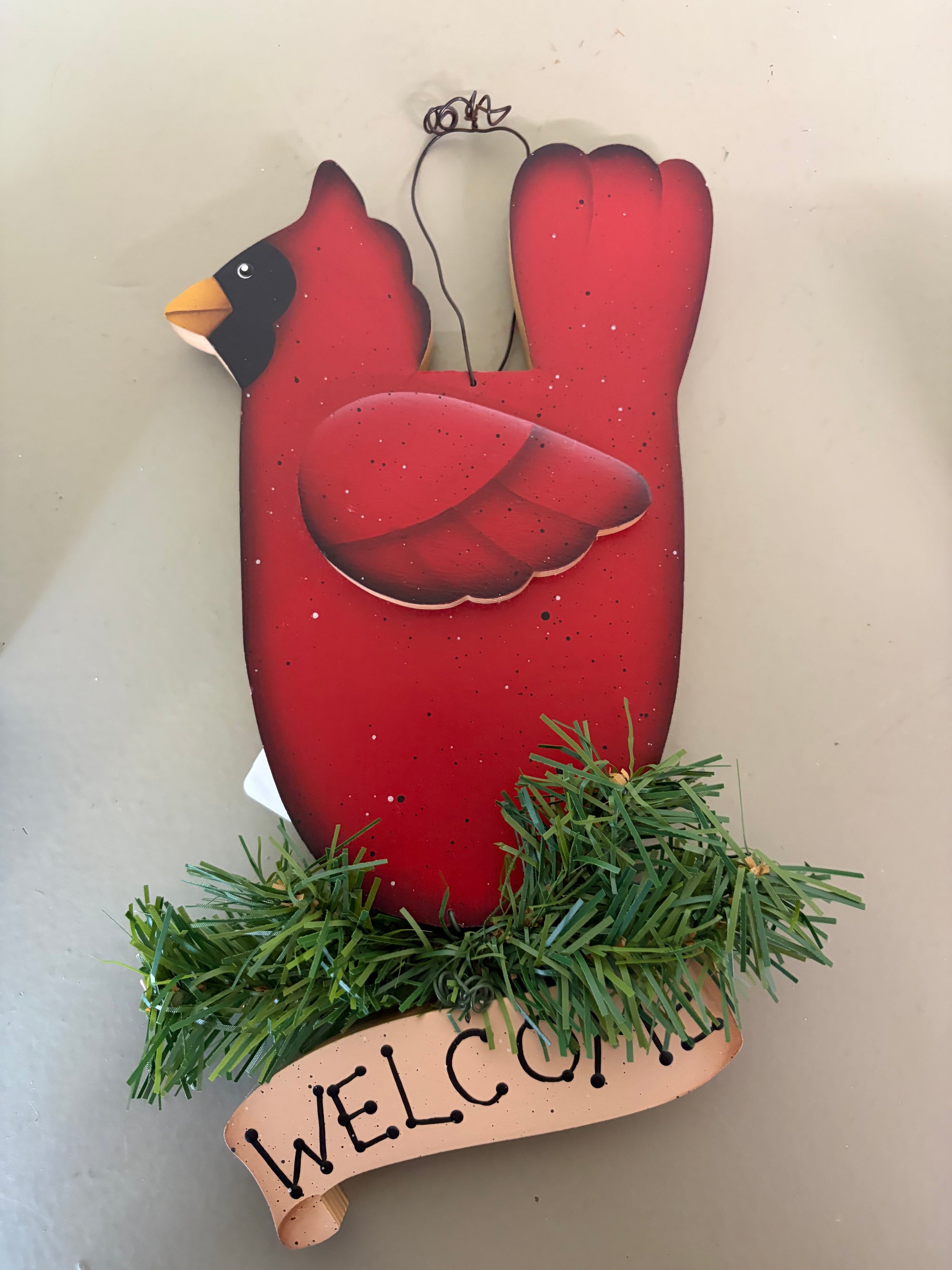Cardinal Welcome Sign
