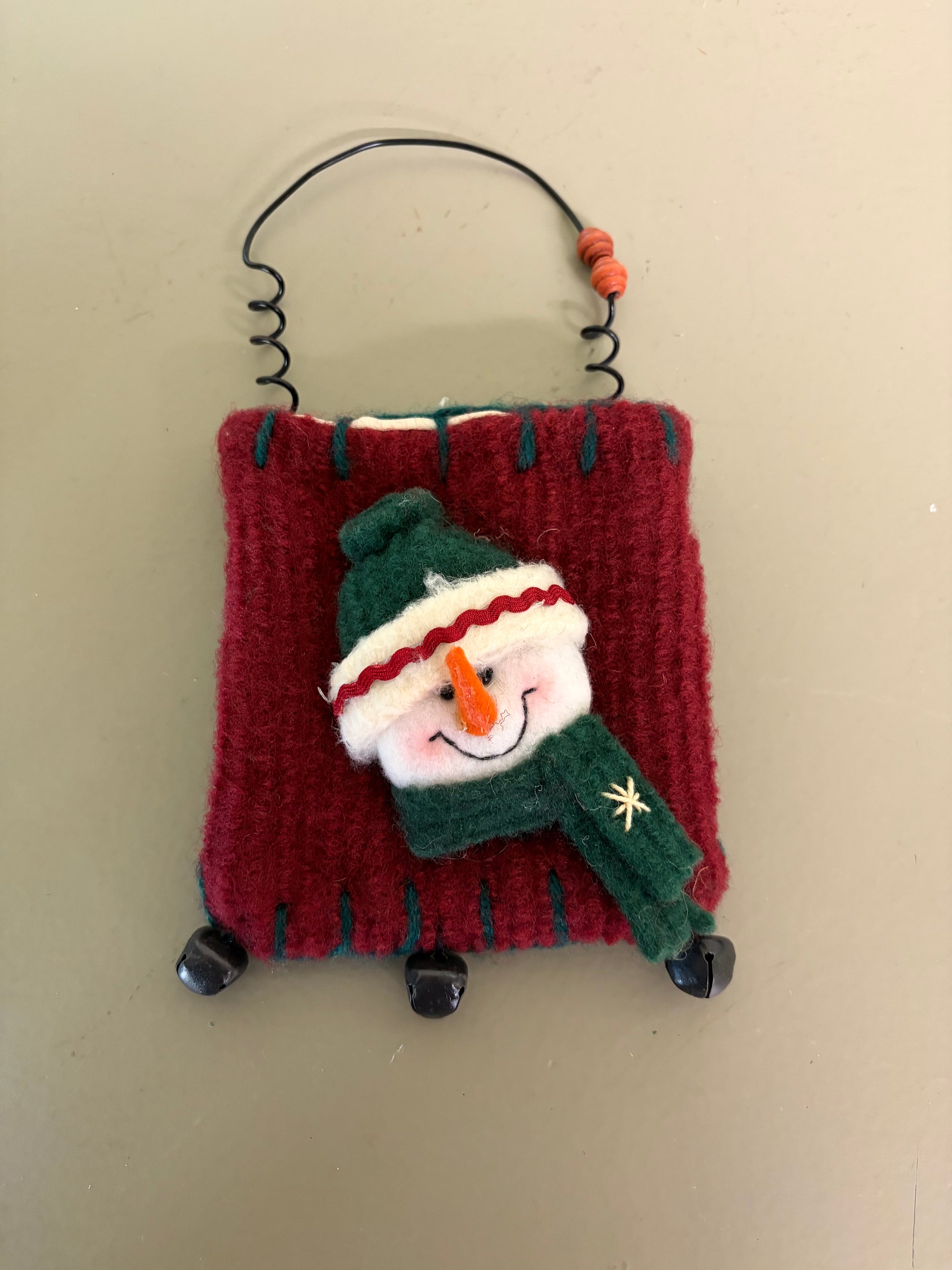 Snowman Door Charm