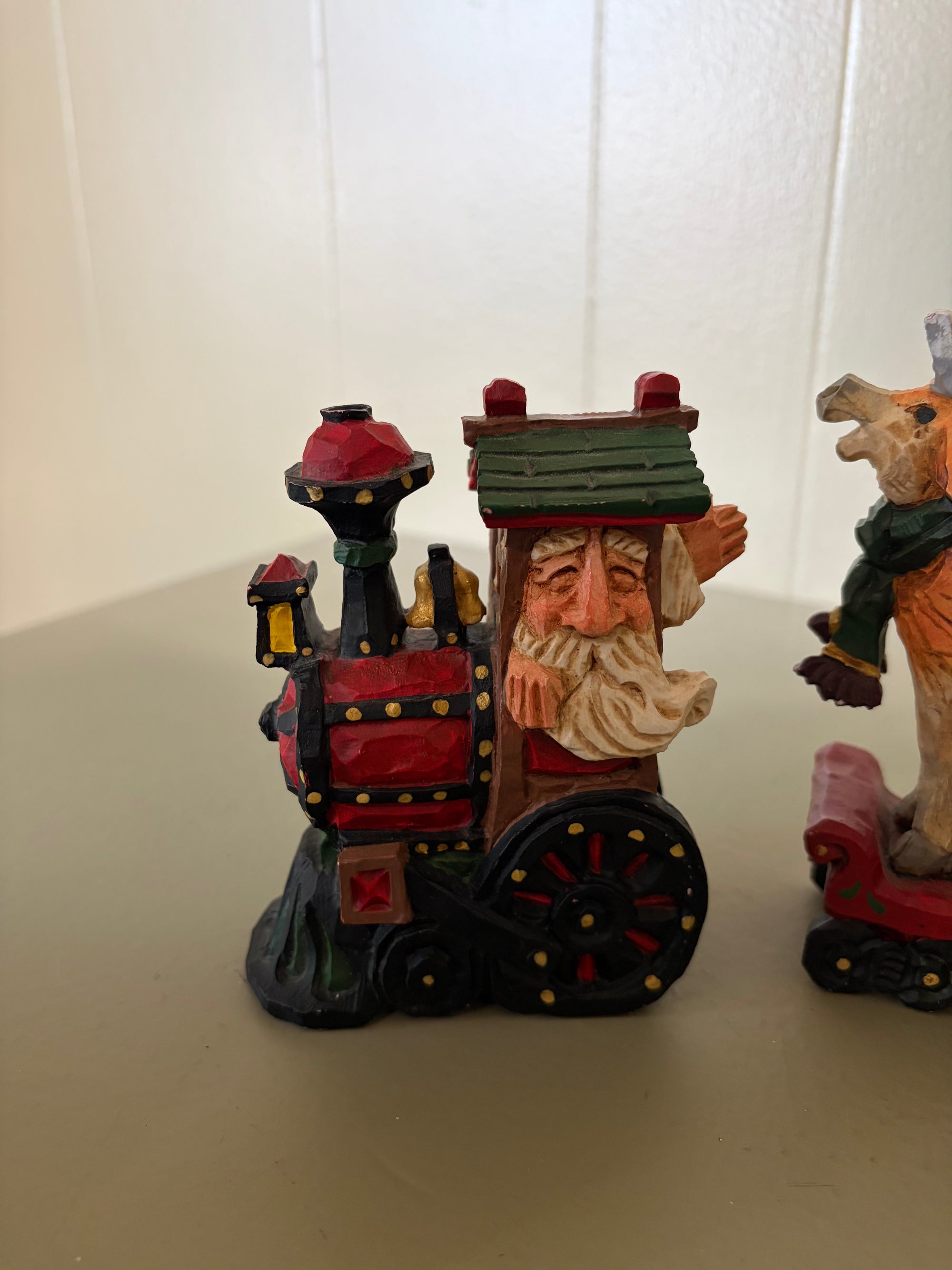 Wooden Train Set, 4 ps