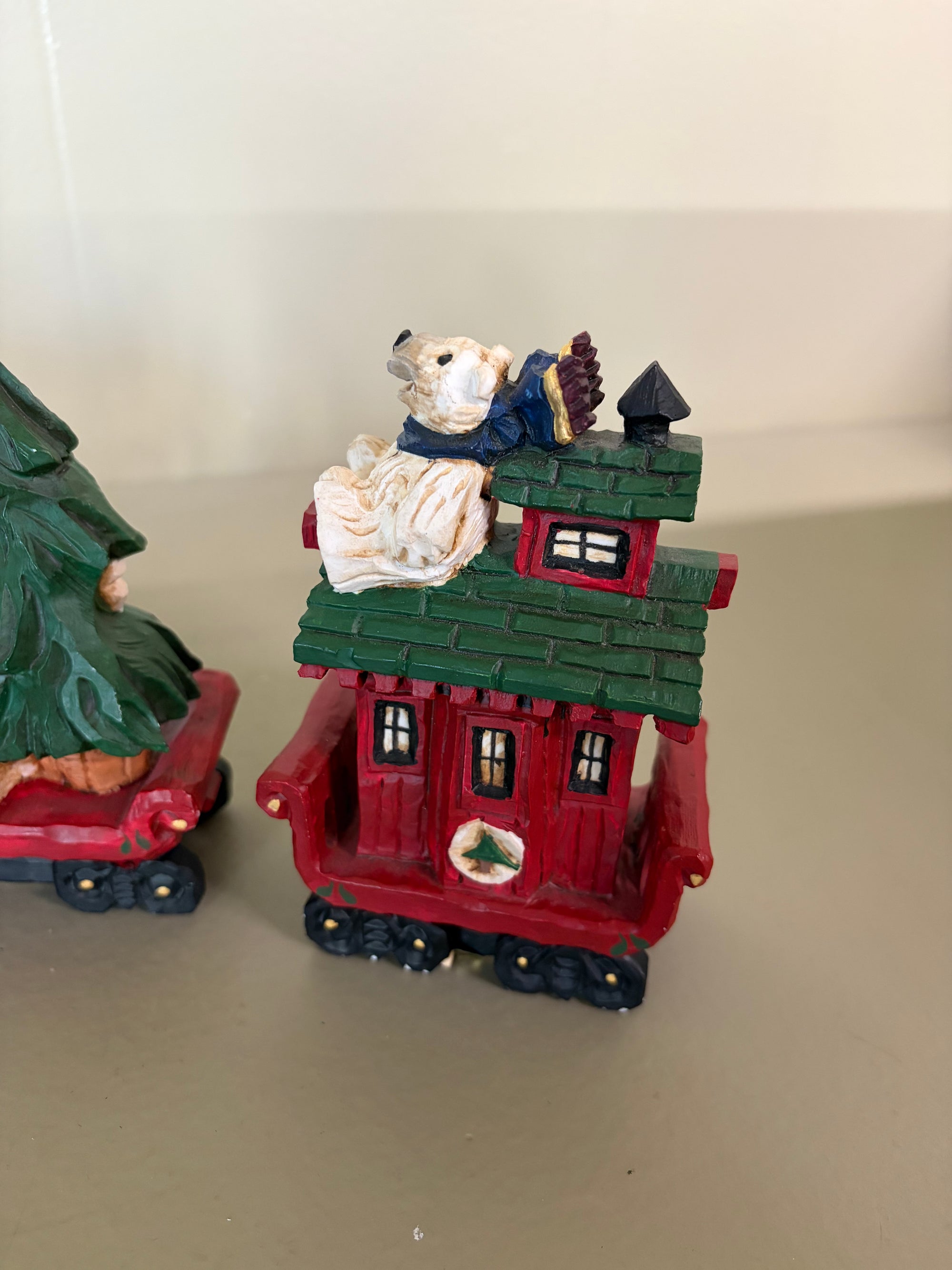 Wooden Train Set, 4 ps