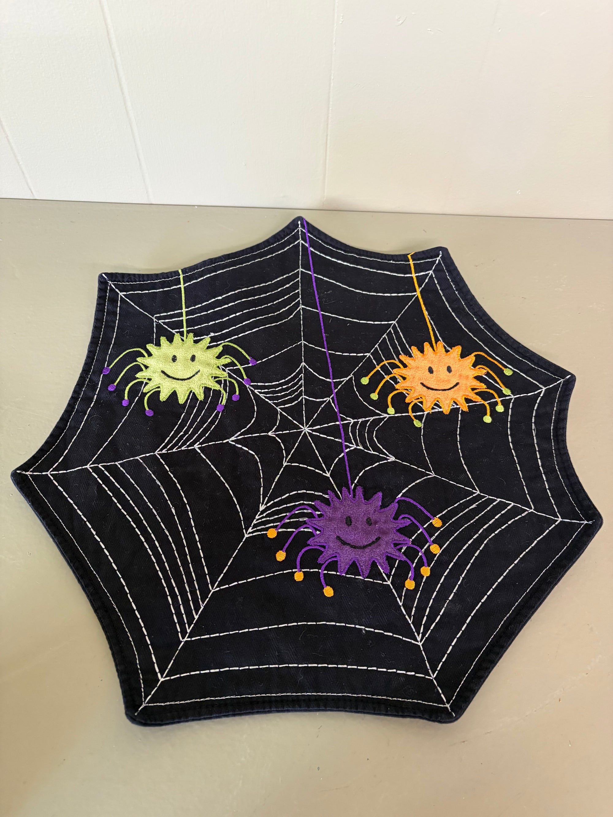 Black  Spider Placemat