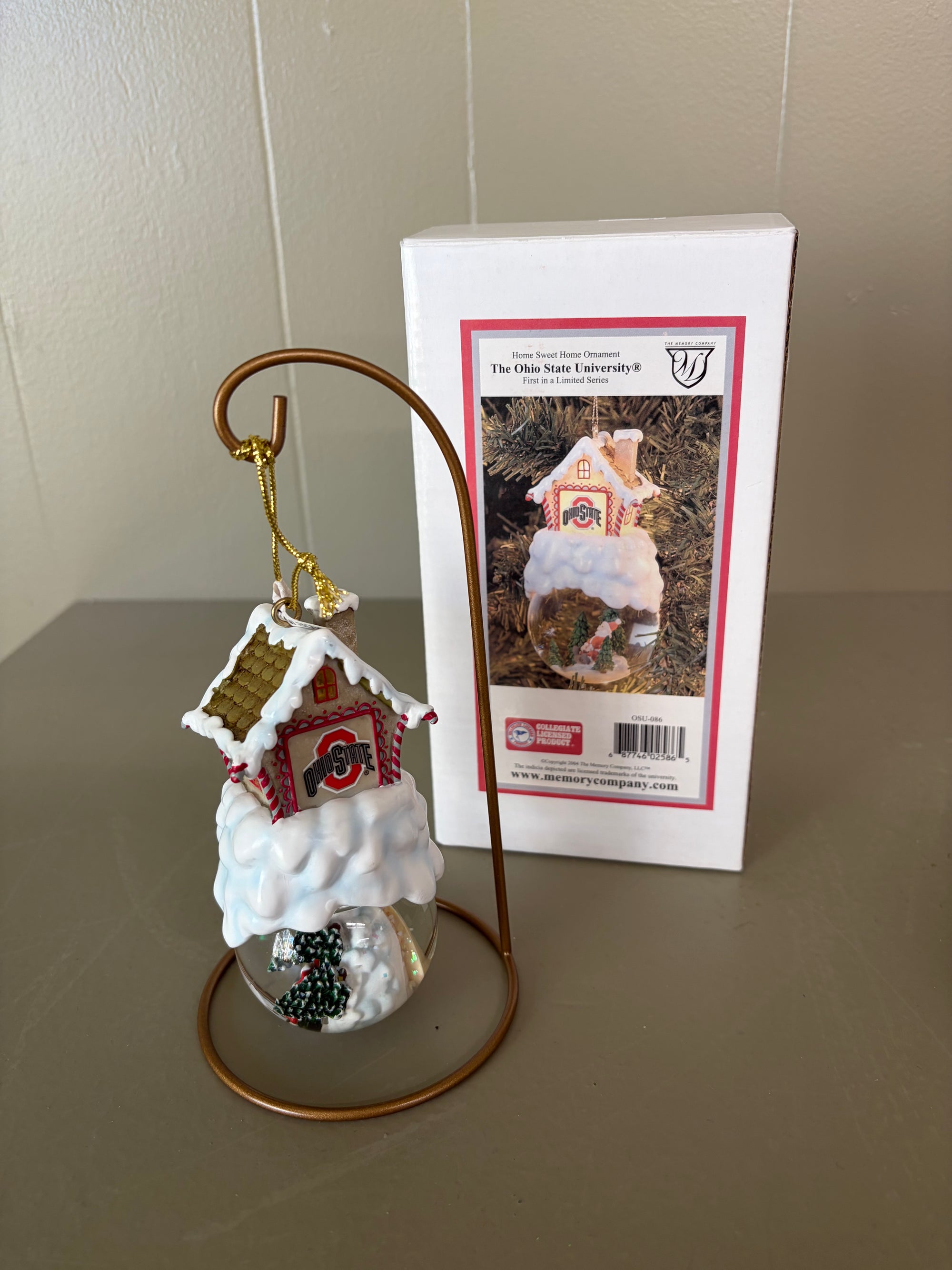Ohio State Ornament, As Is