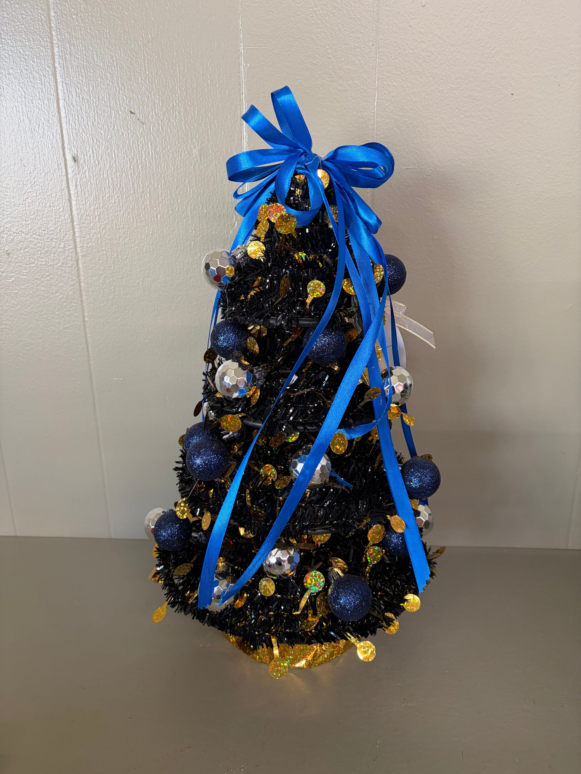 Black, Blue and Yellow Tree