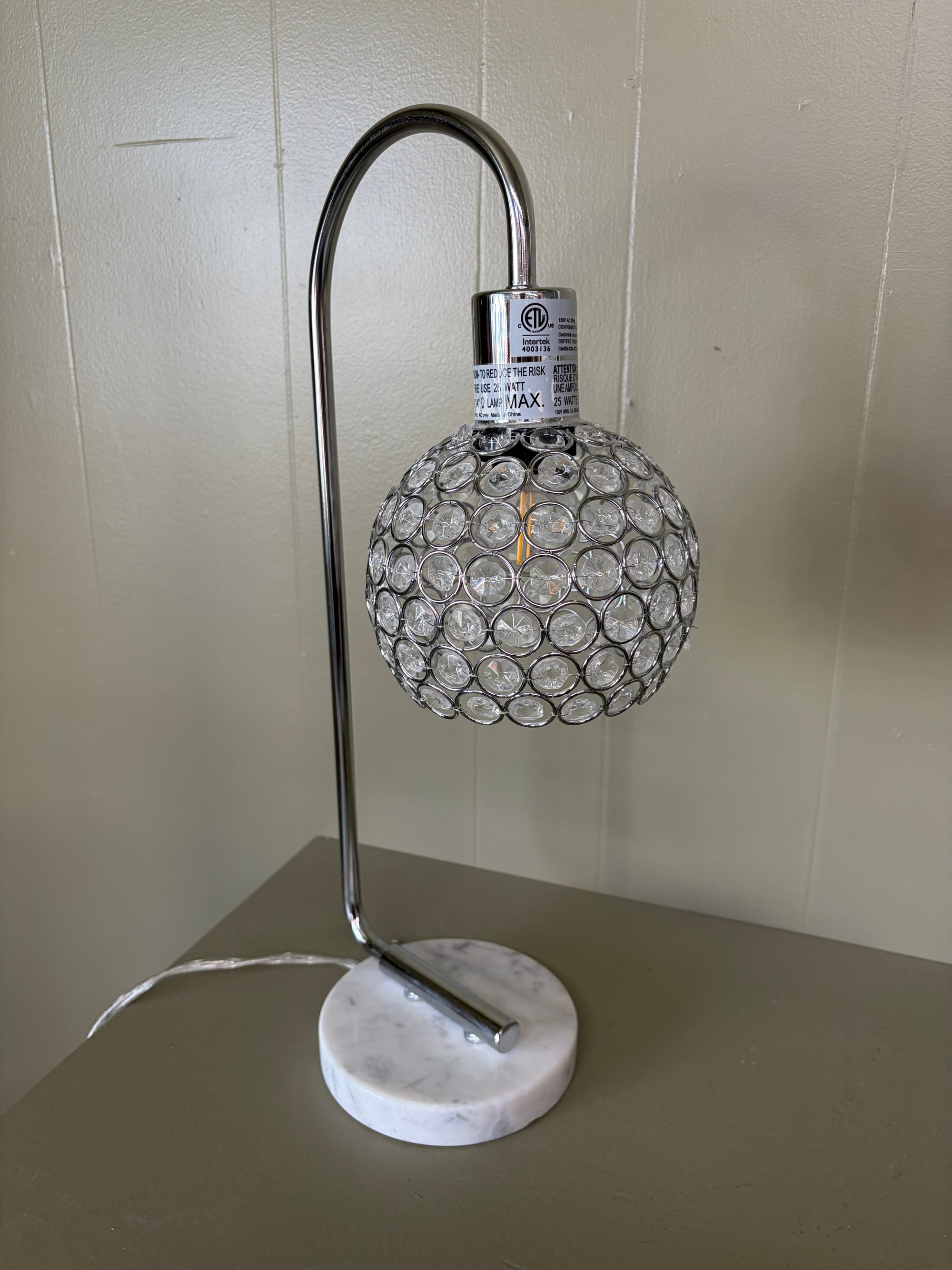 Crystal Beaded Lamp