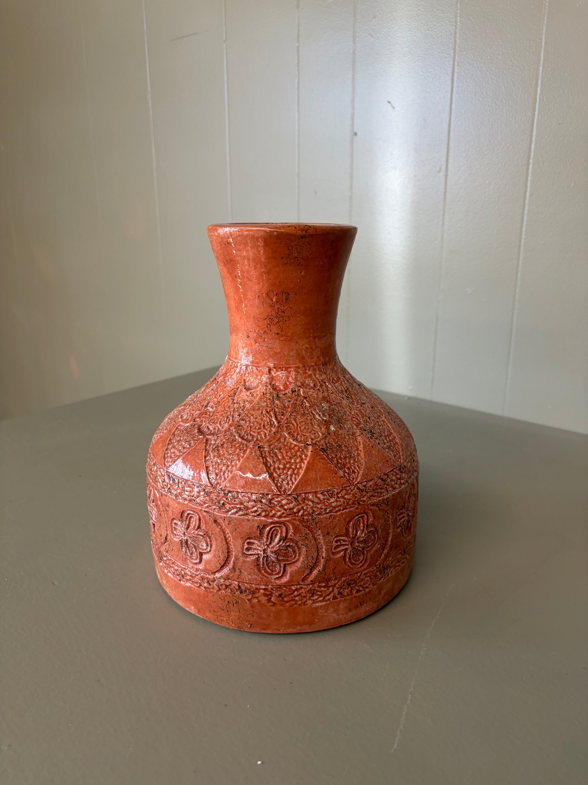 Orange  Vase