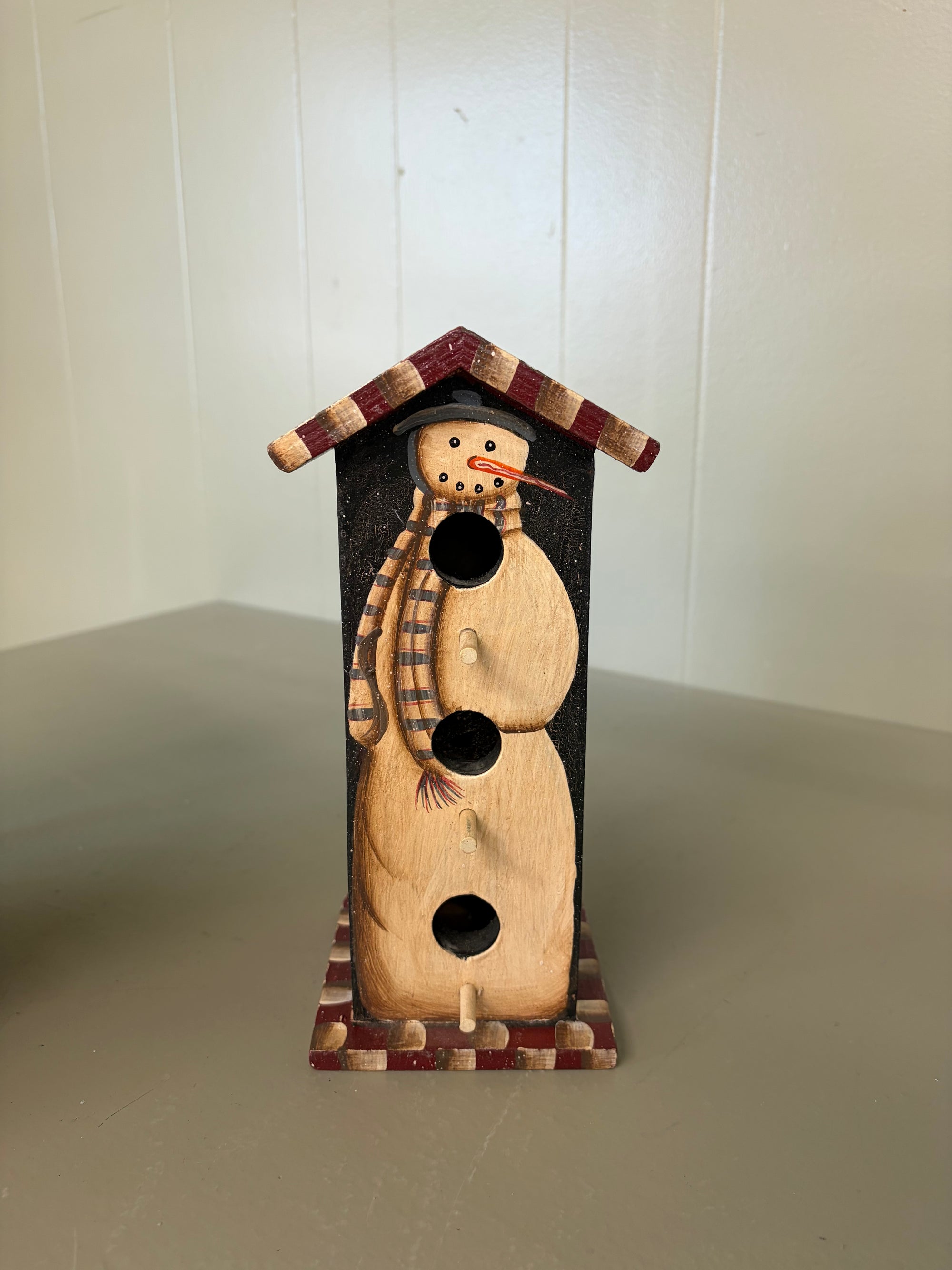 Snowman Bird House