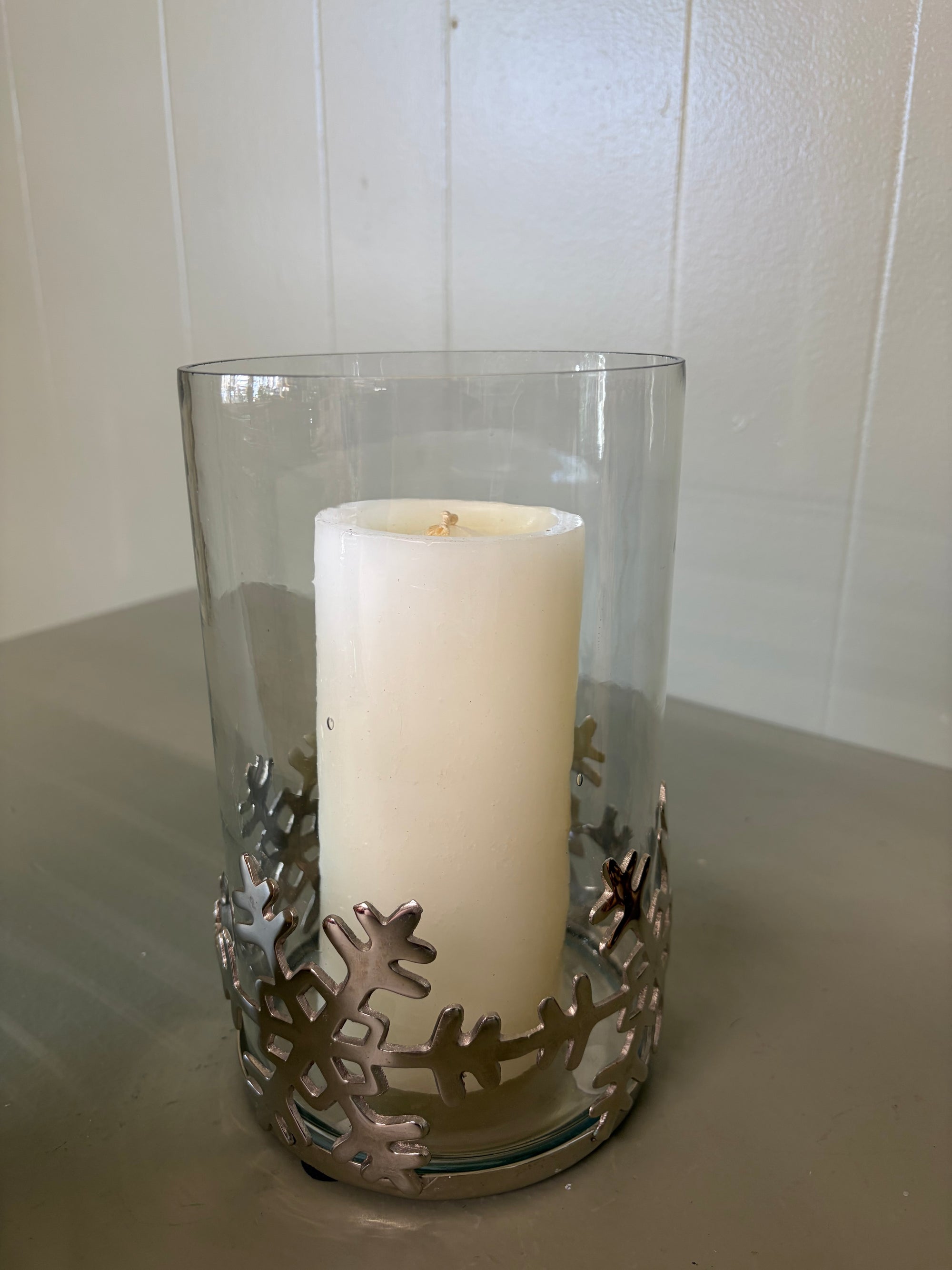 Snowflake Candle Holder, 3 pc set