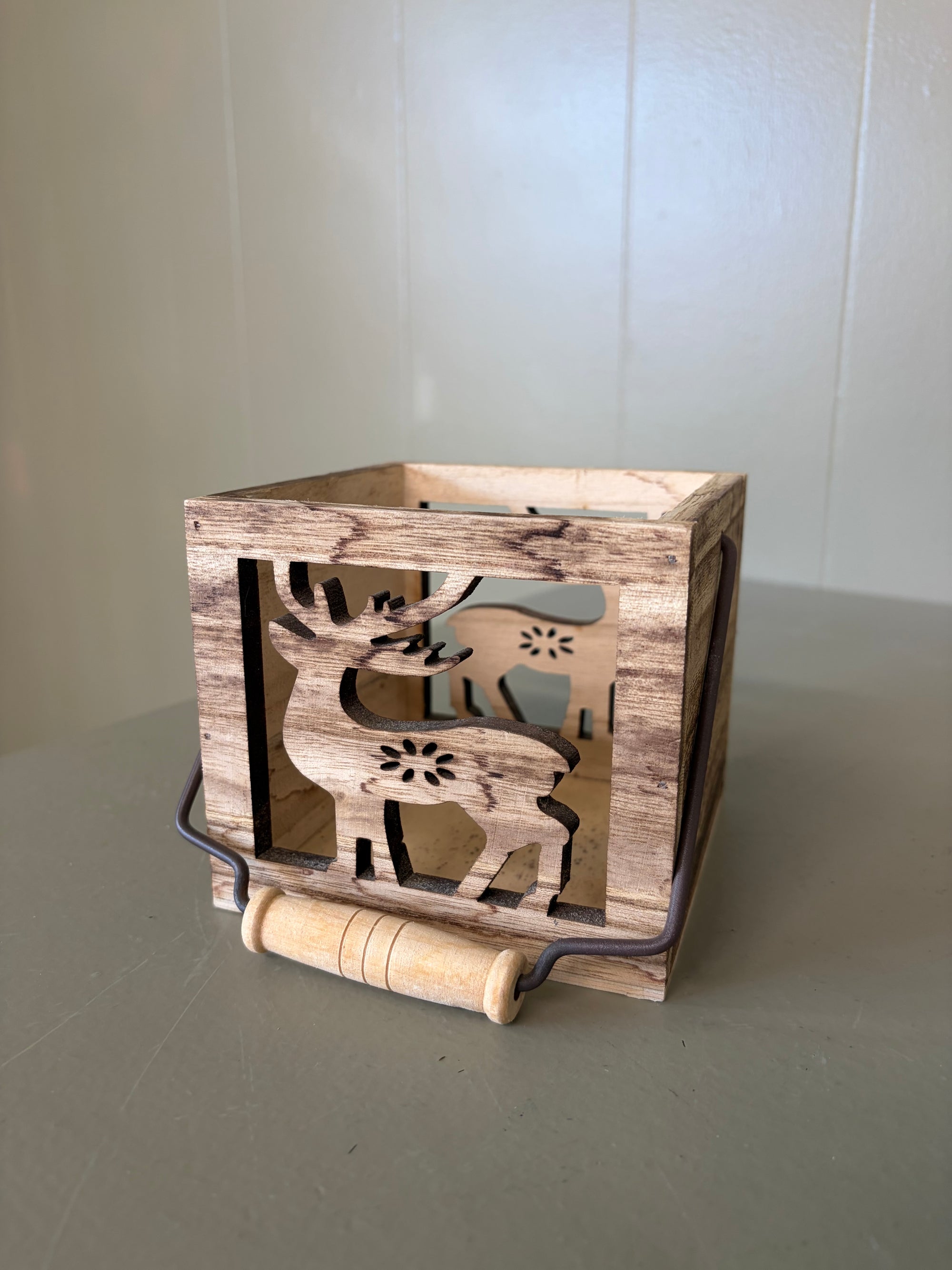 Wooden Deer Box