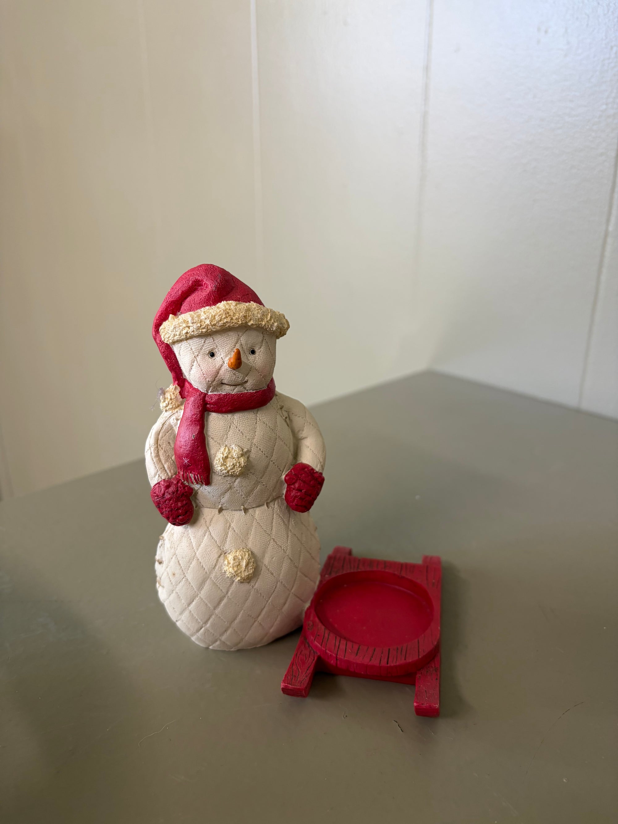 Snowman Candle Holder