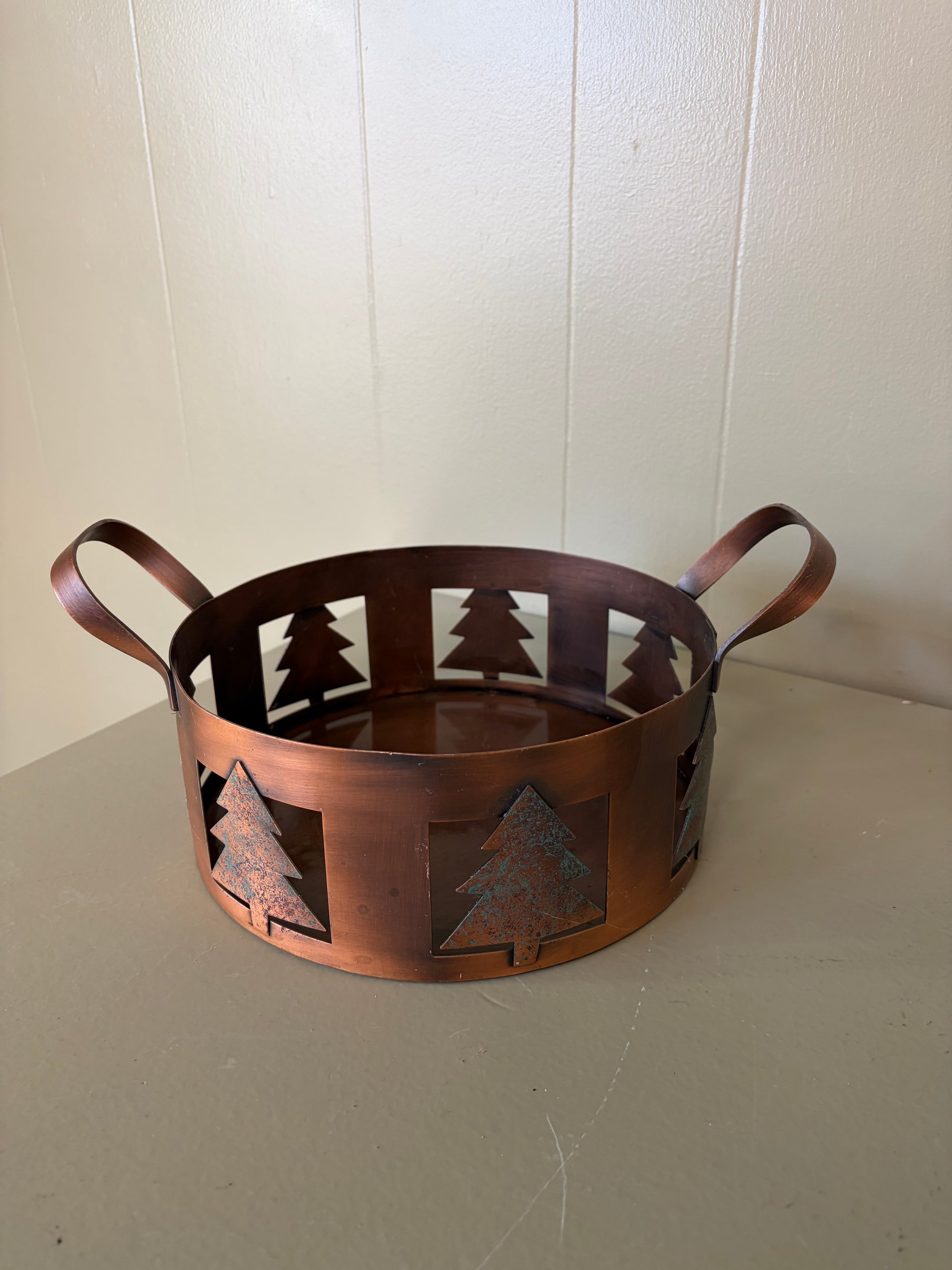 Copper Tree Container