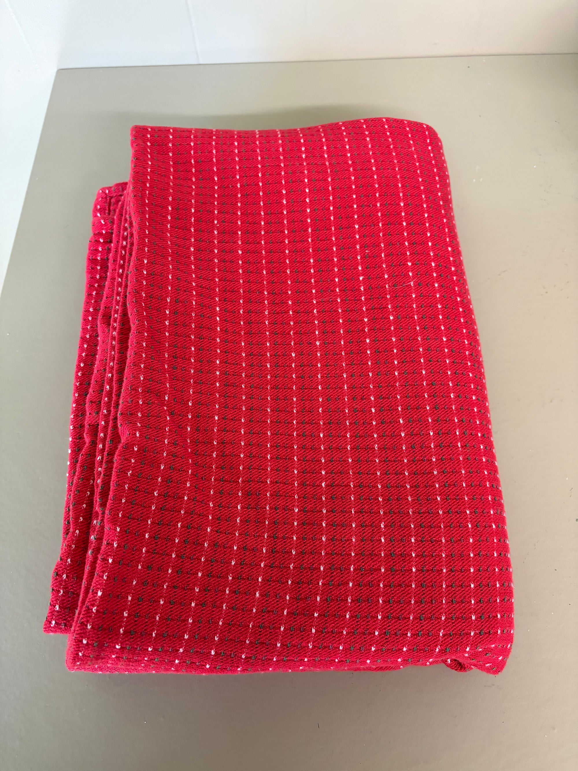 Red  Christmas Tablecloth