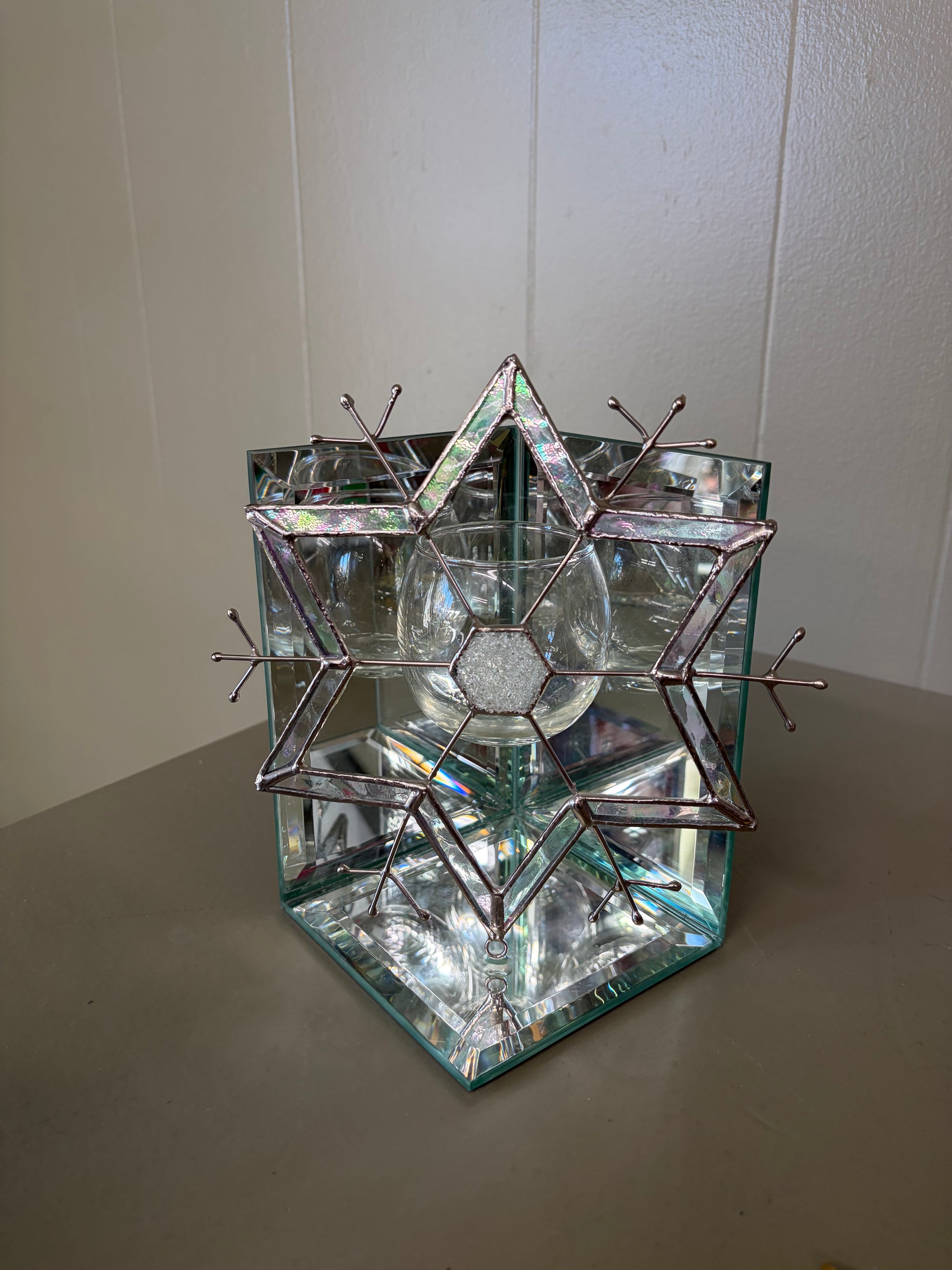 3D Snowflake Votive