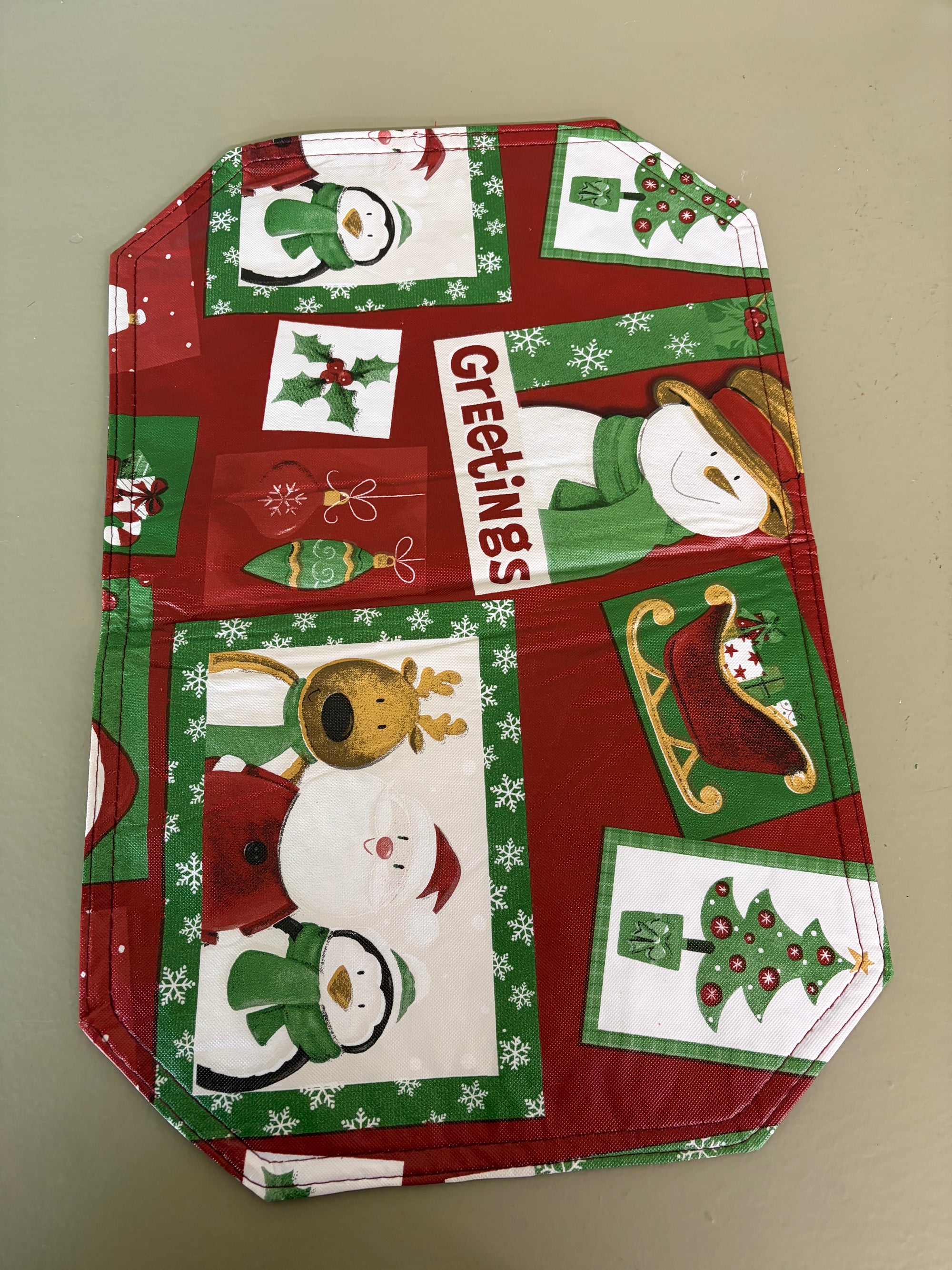 Plaid Double Sided Placemat