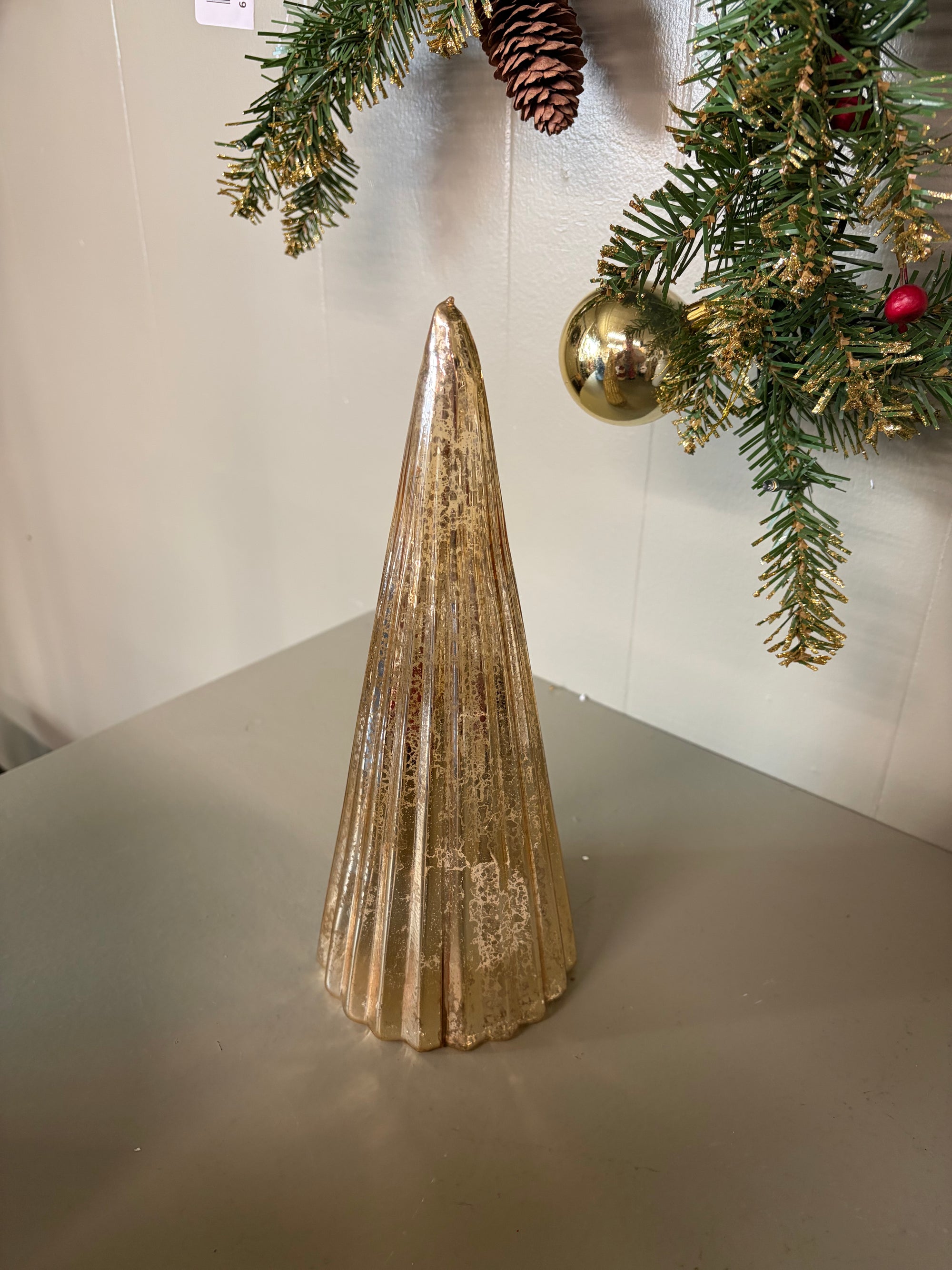 Gold  Mercury Glass Tree