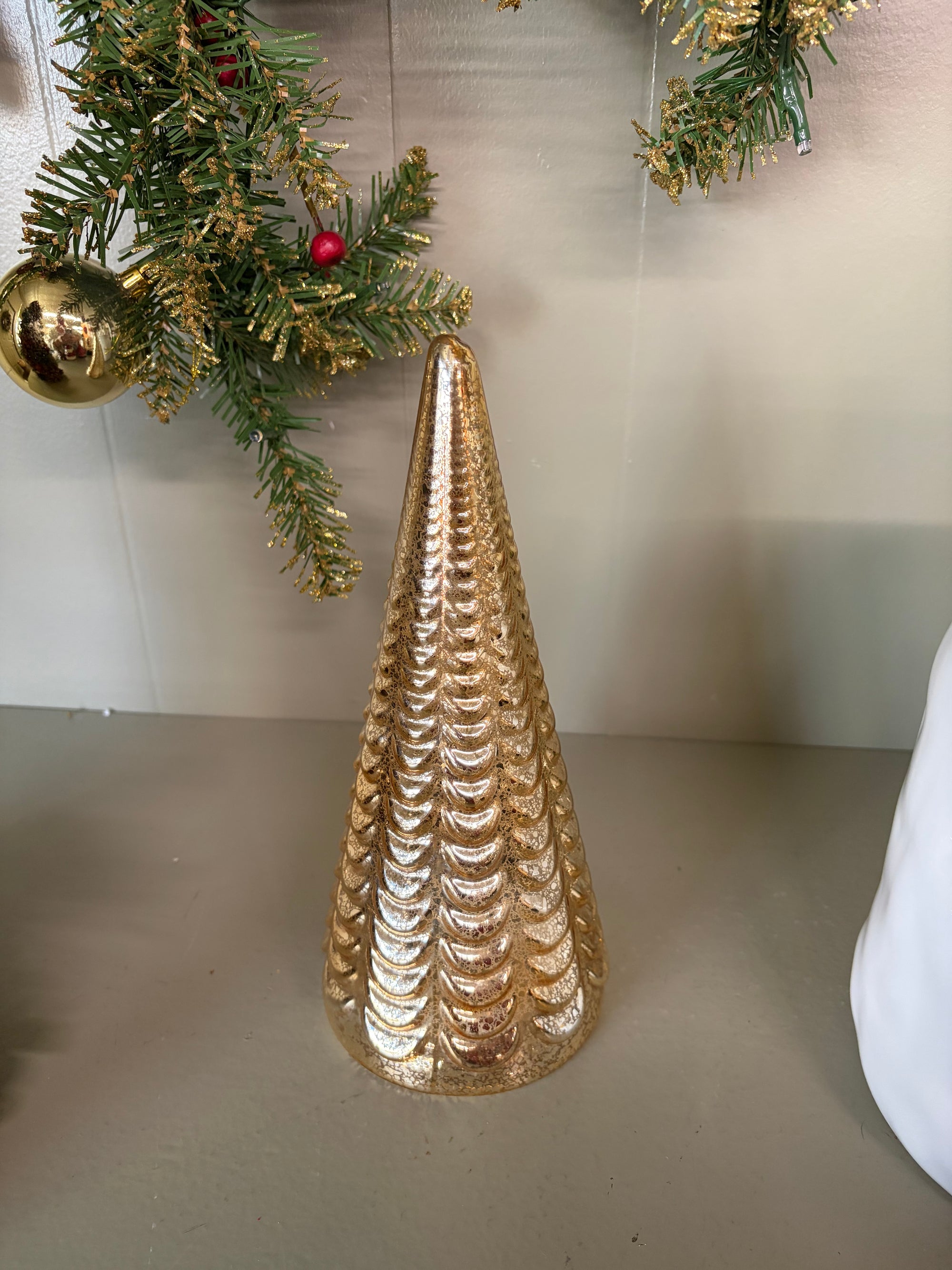 Gold  Mercury Glass Tree