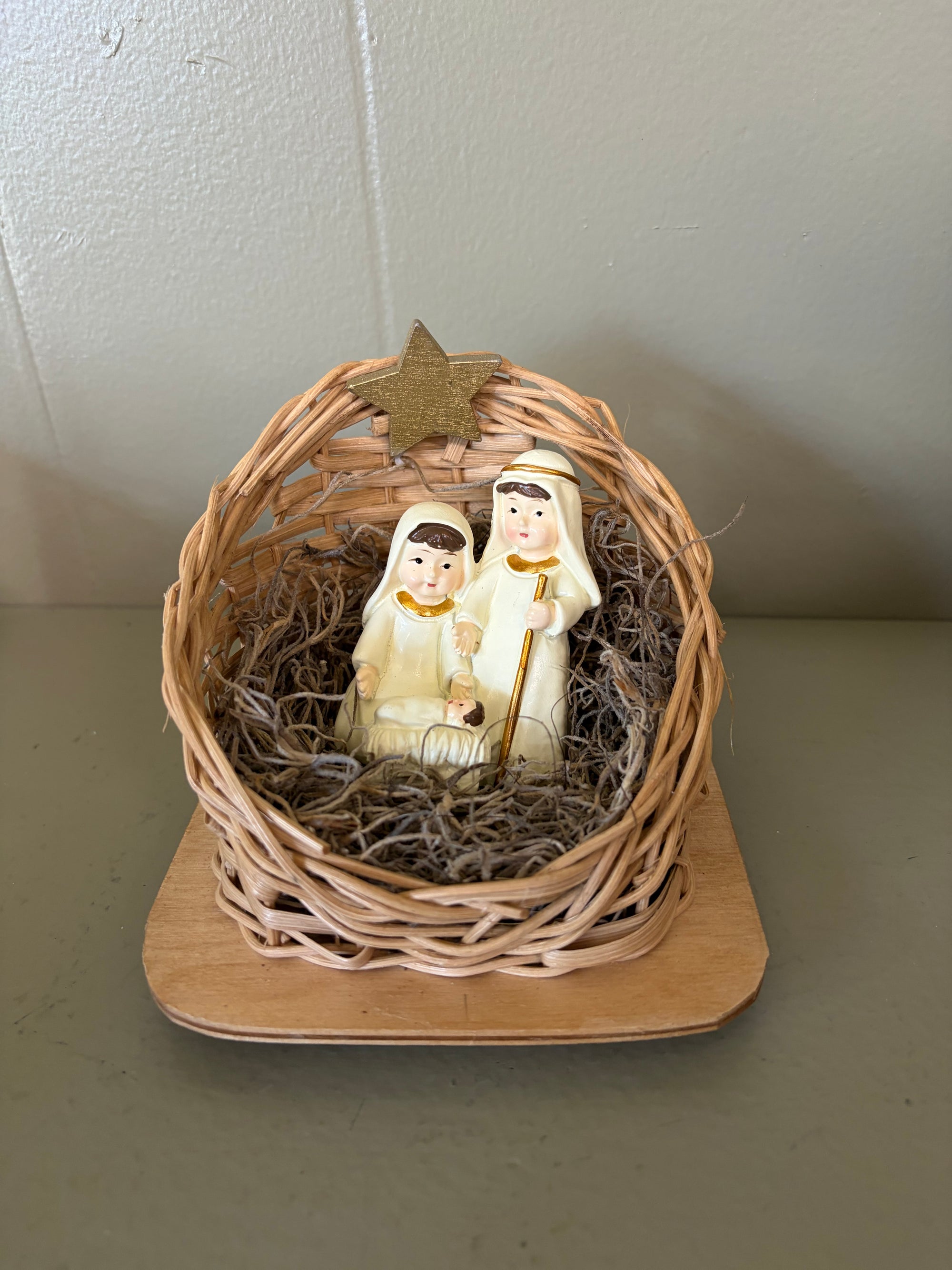 Nativity Basket