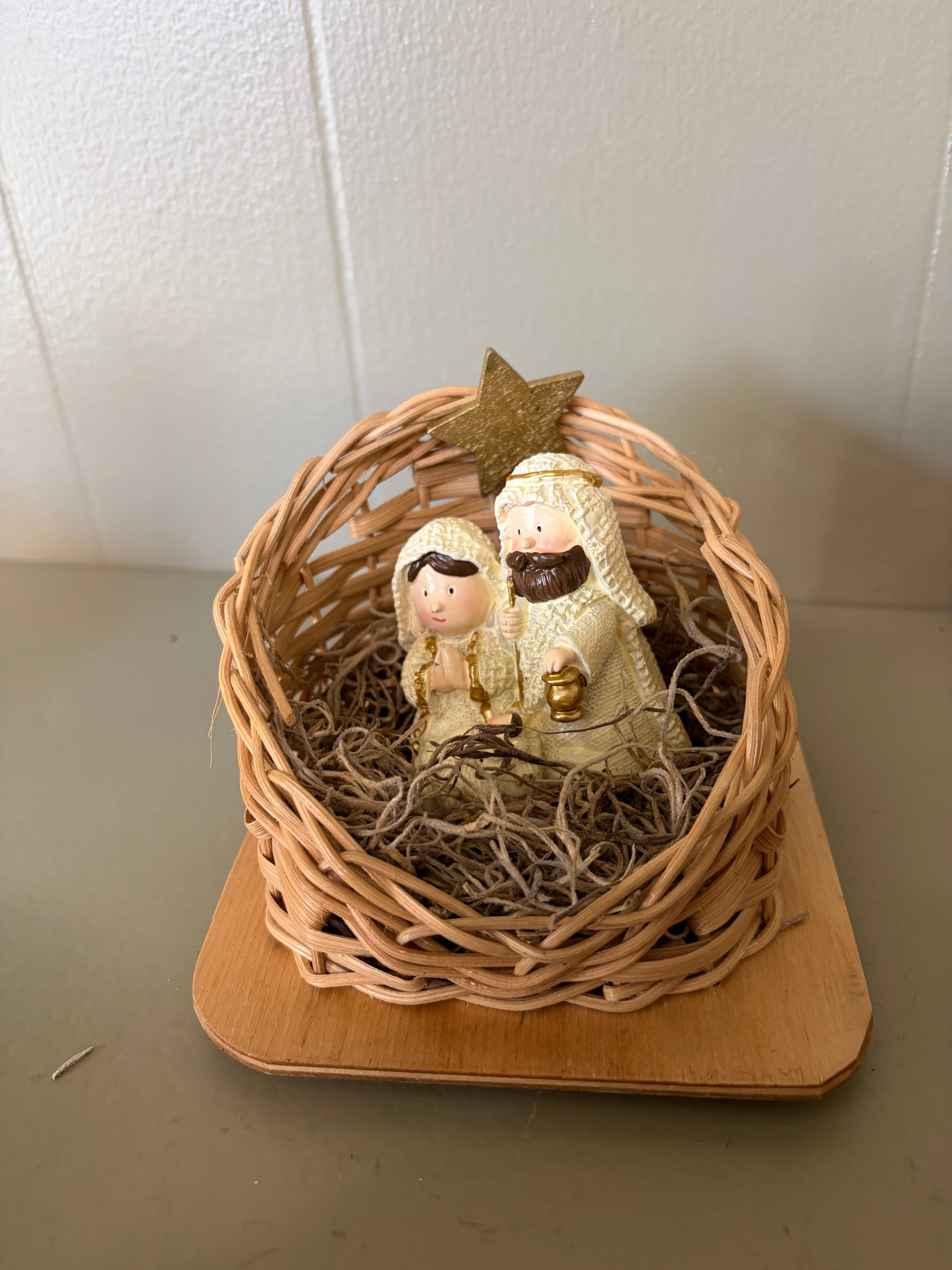 Nativity Basket