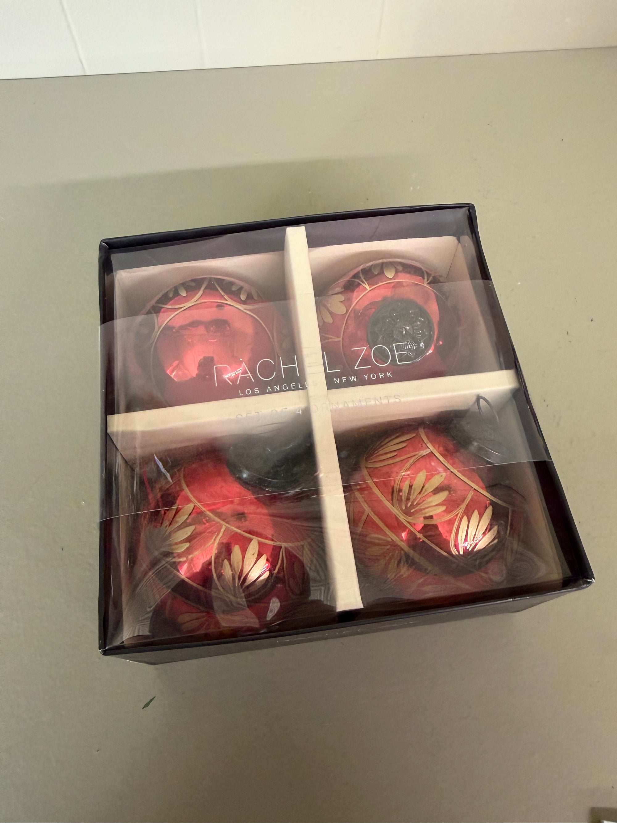 Ornament Set, 4 pc