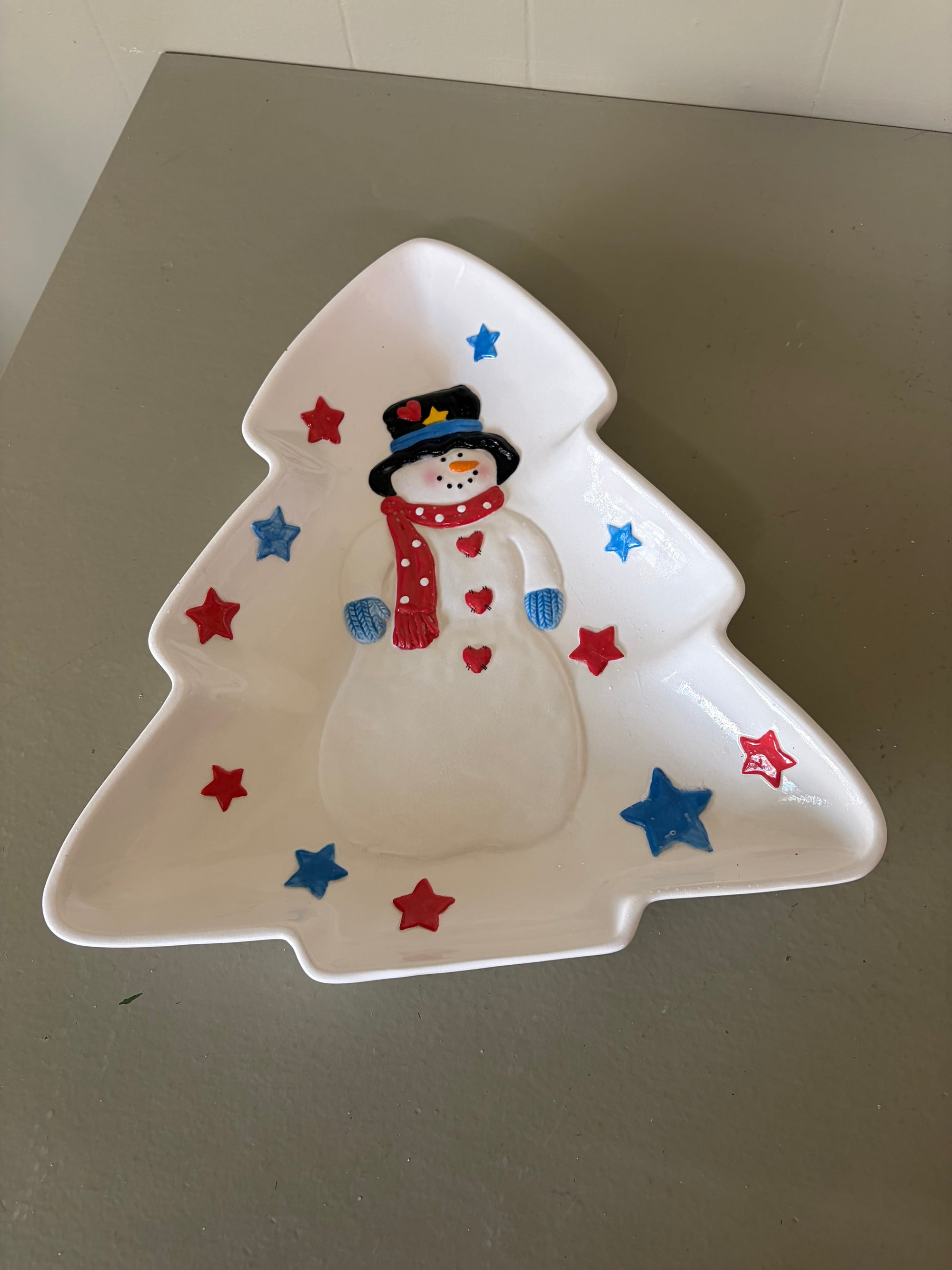 Snowman Plate