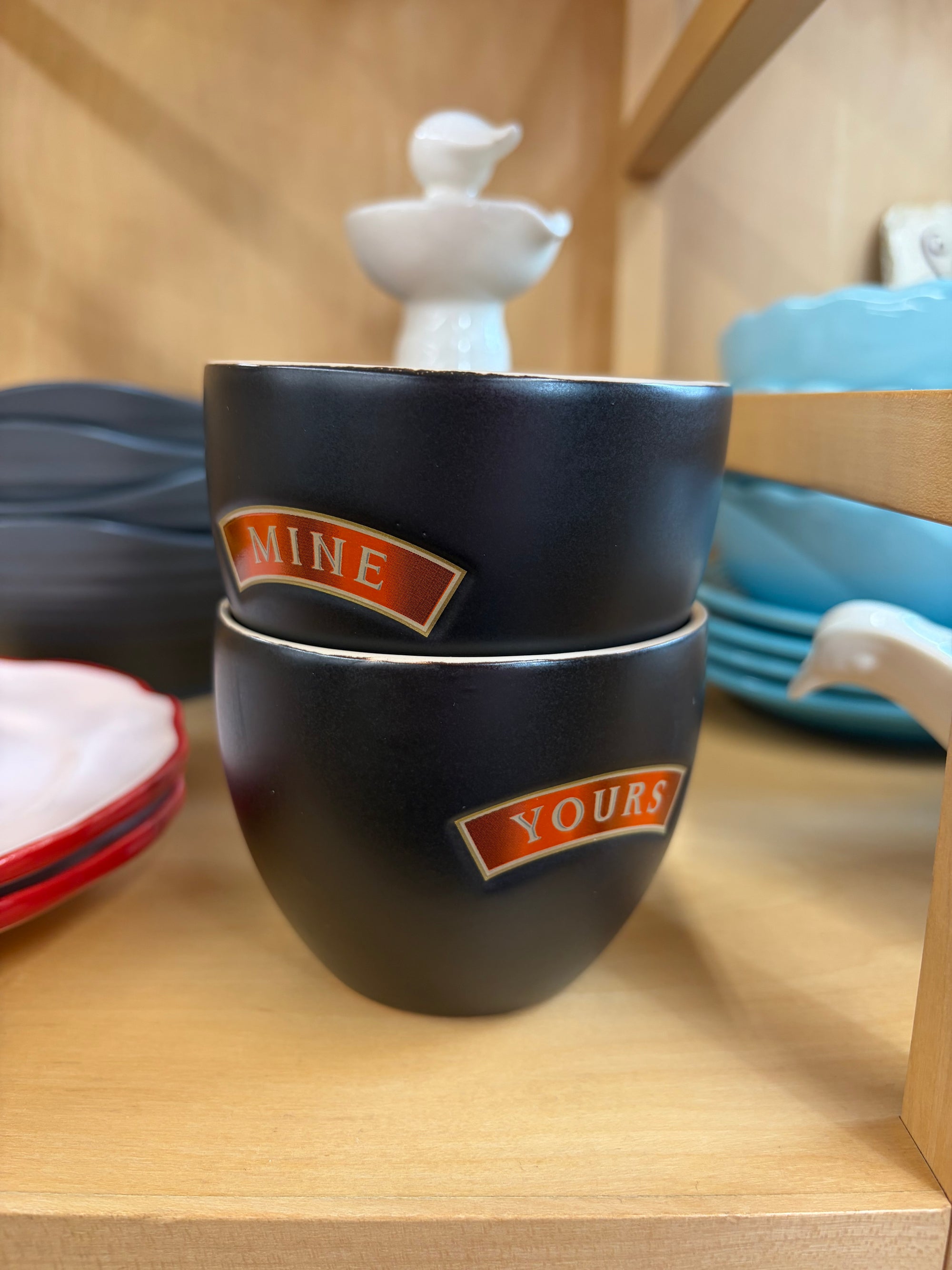 Mine & Yours Cups, Set of 2