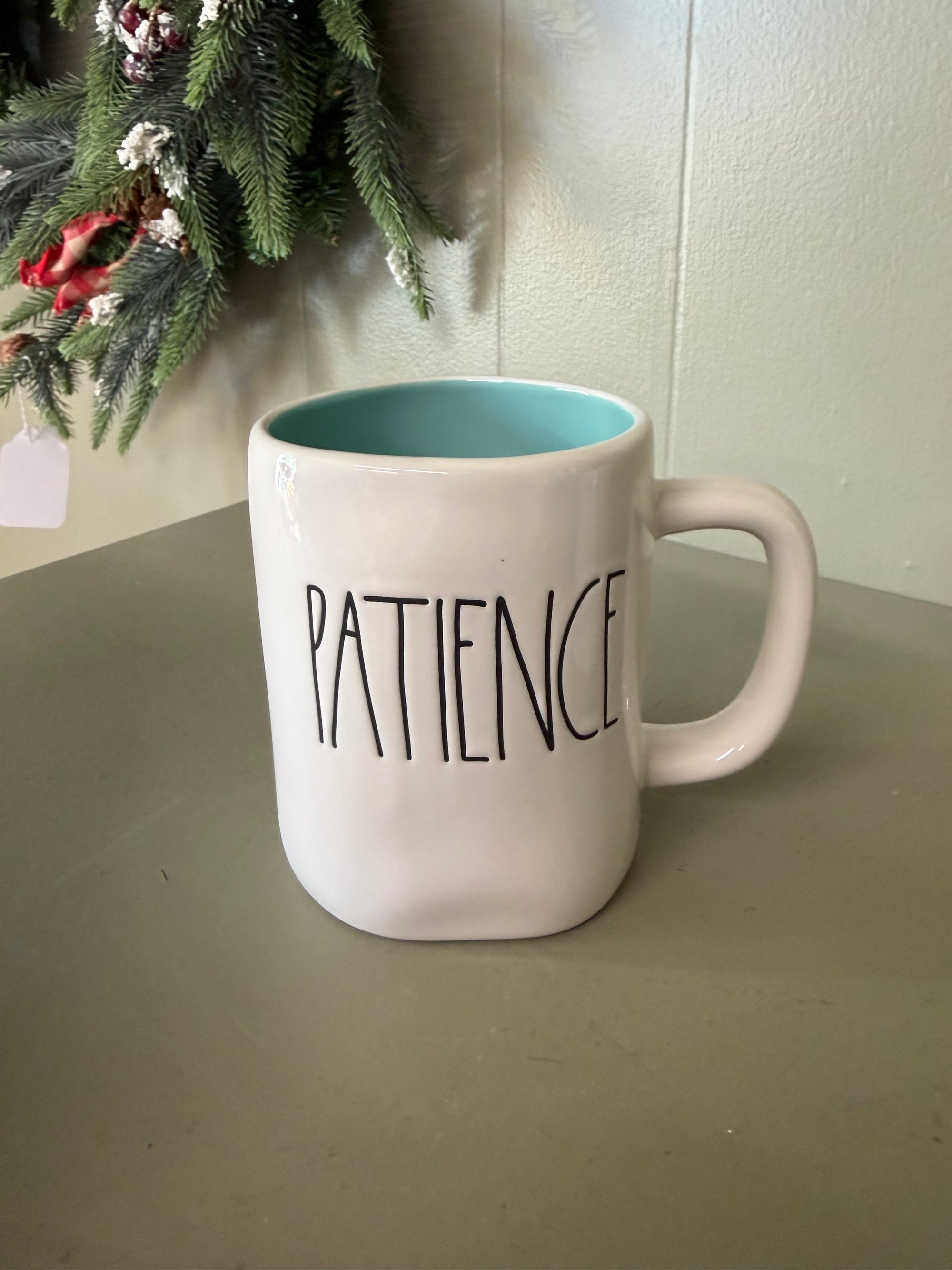 Rae Dunn "Patience" Mug