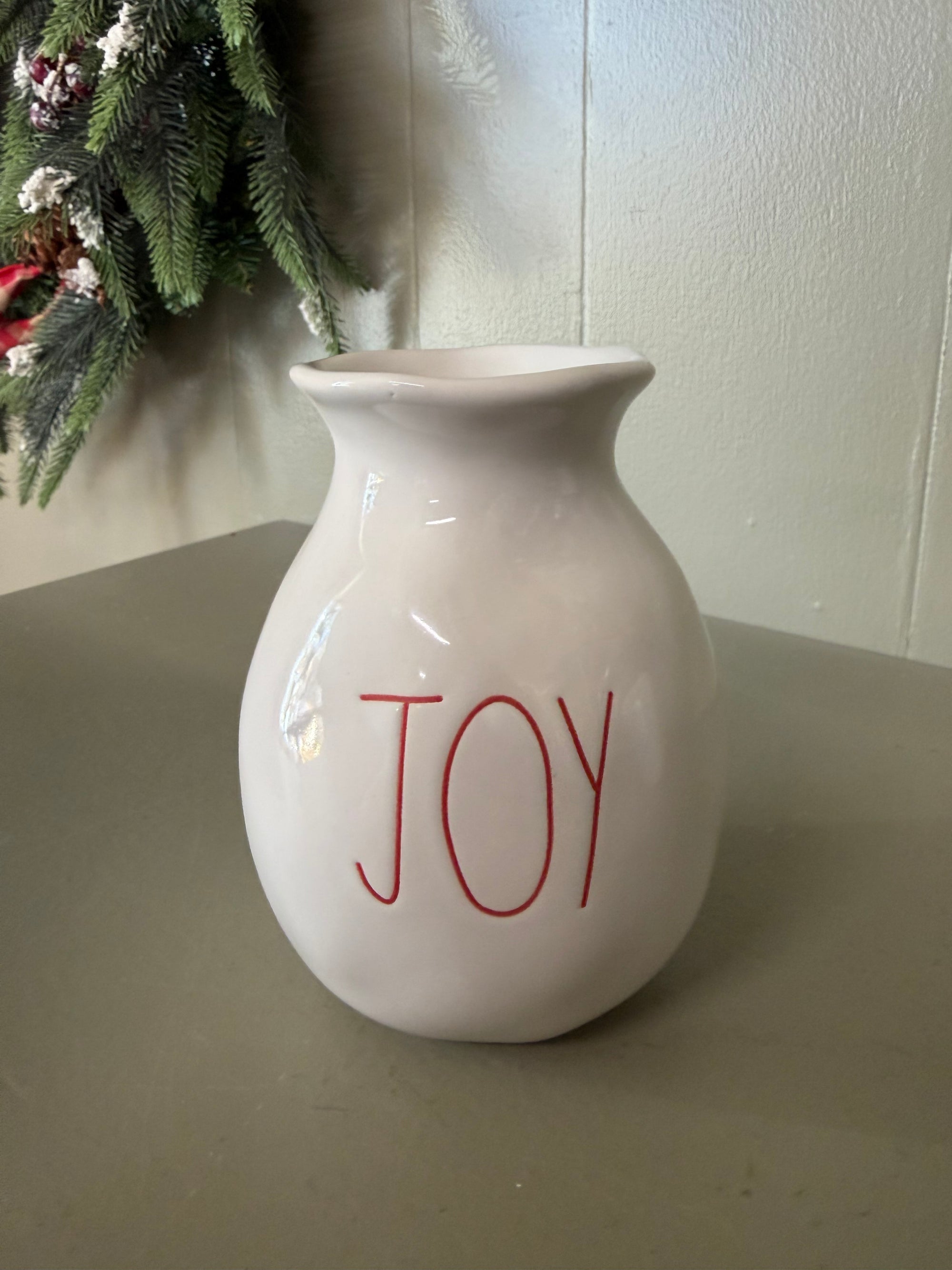 Rae Dunn "Joy" Vase