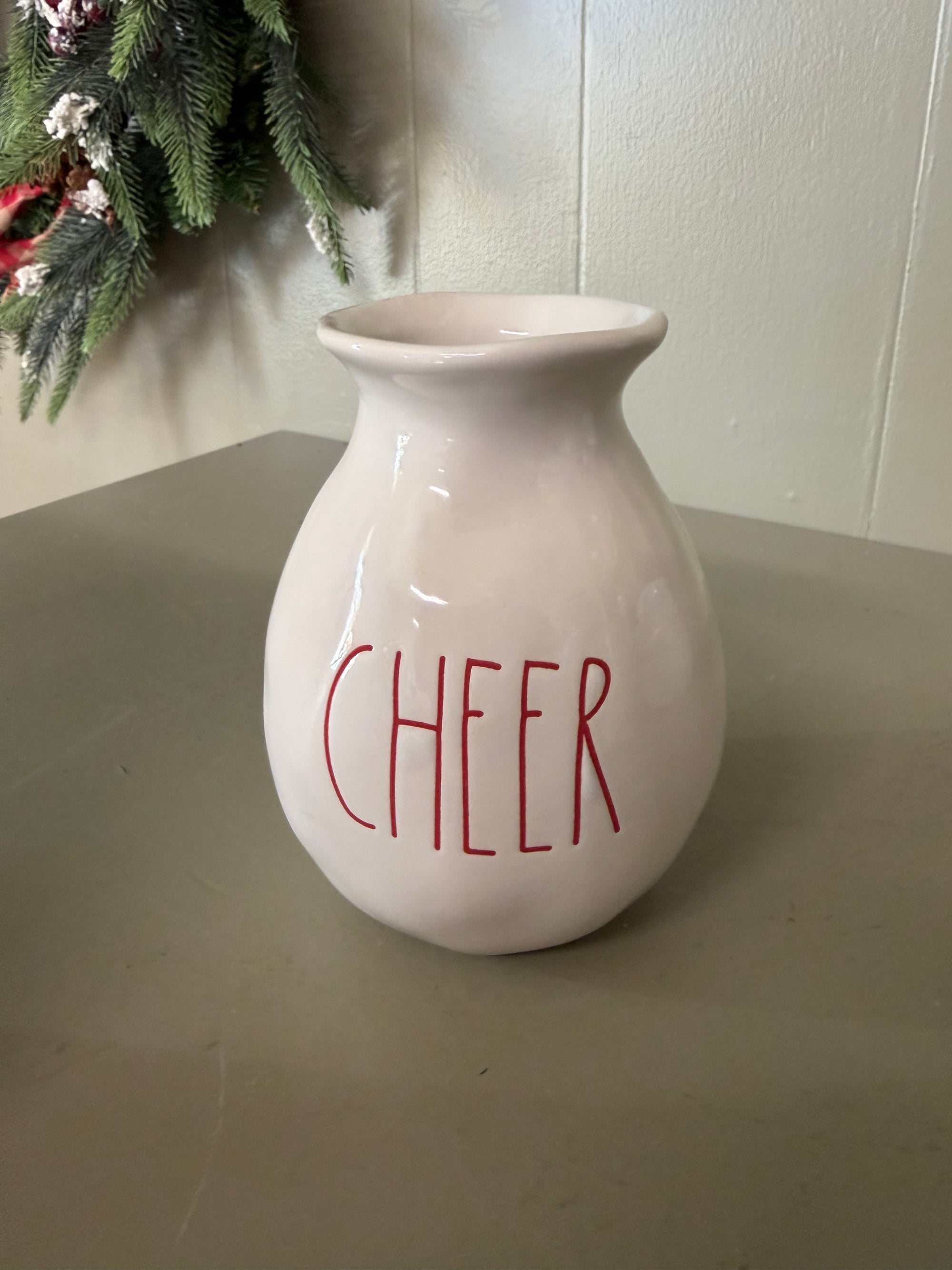 Rae Dunn "Cheer" Vase
