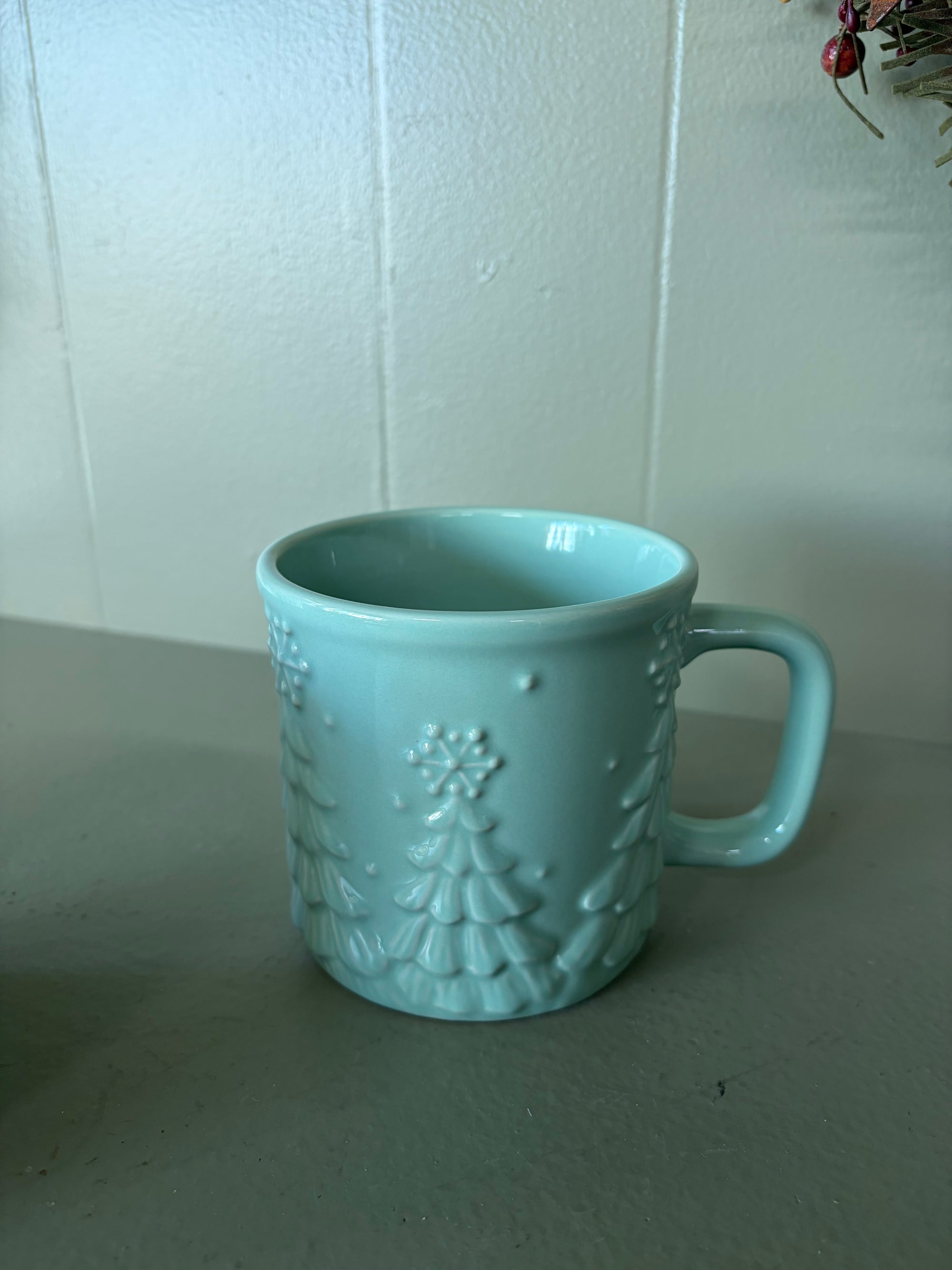Green  Christmas Tree Mug