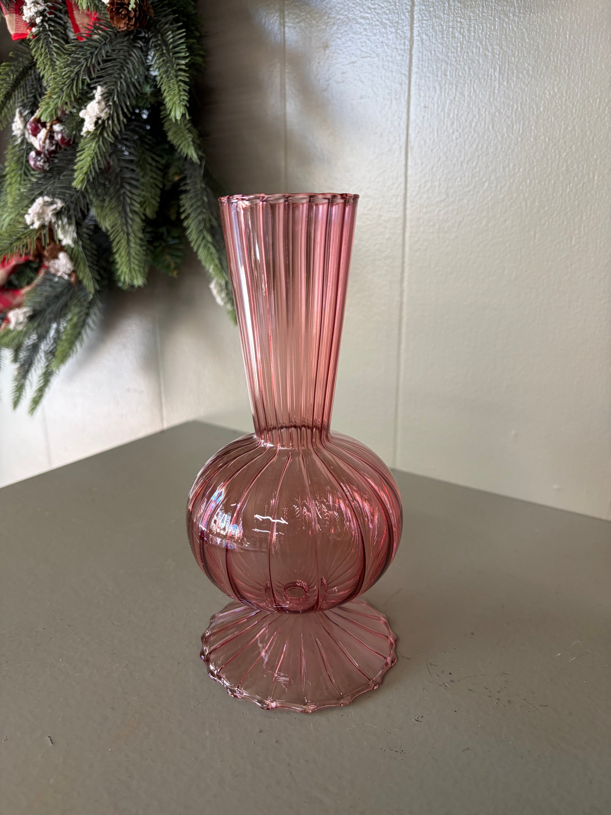 Red  Bud Vase