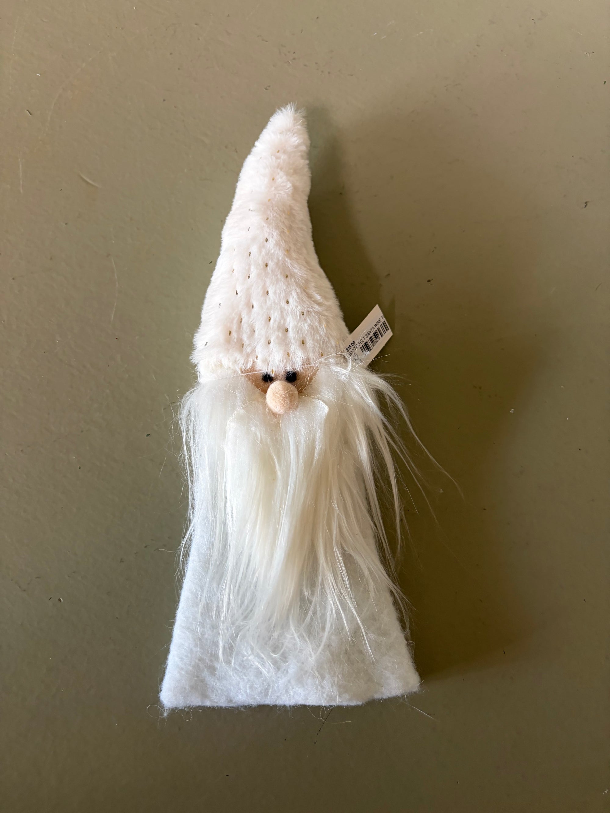 Felt Santa Wine Topper