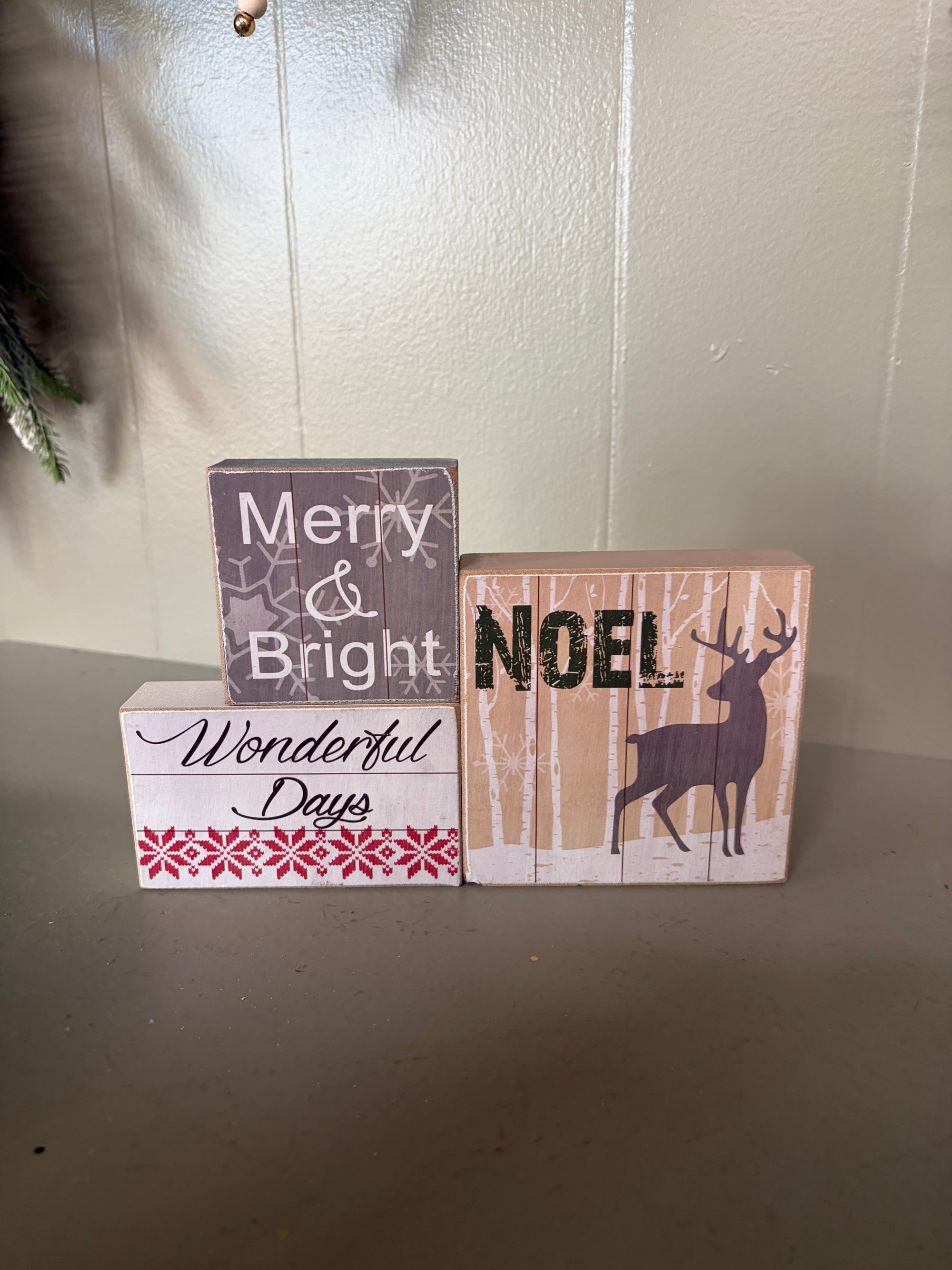 Christmas Stacked Blocks