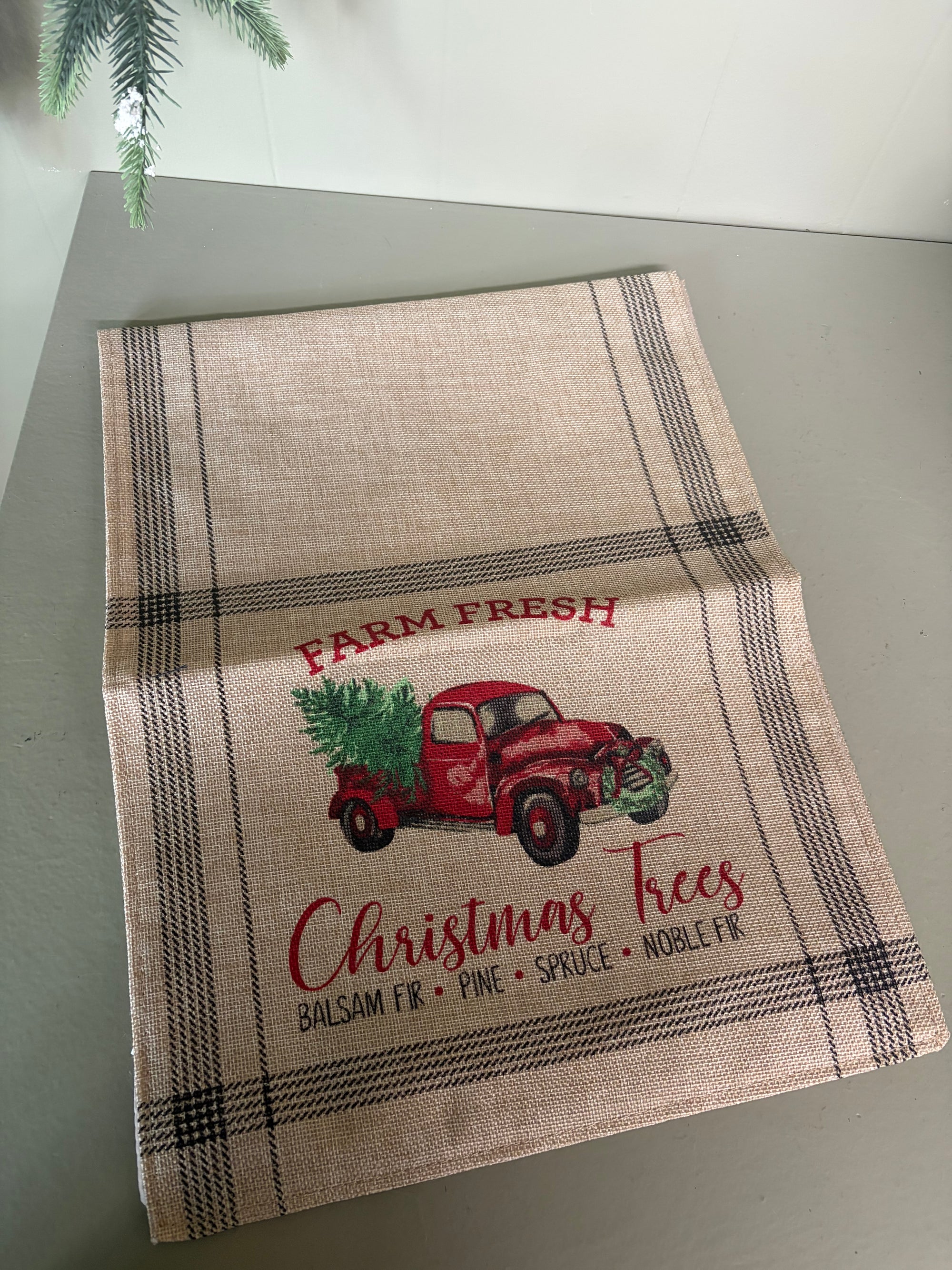 Burlap Table Runner